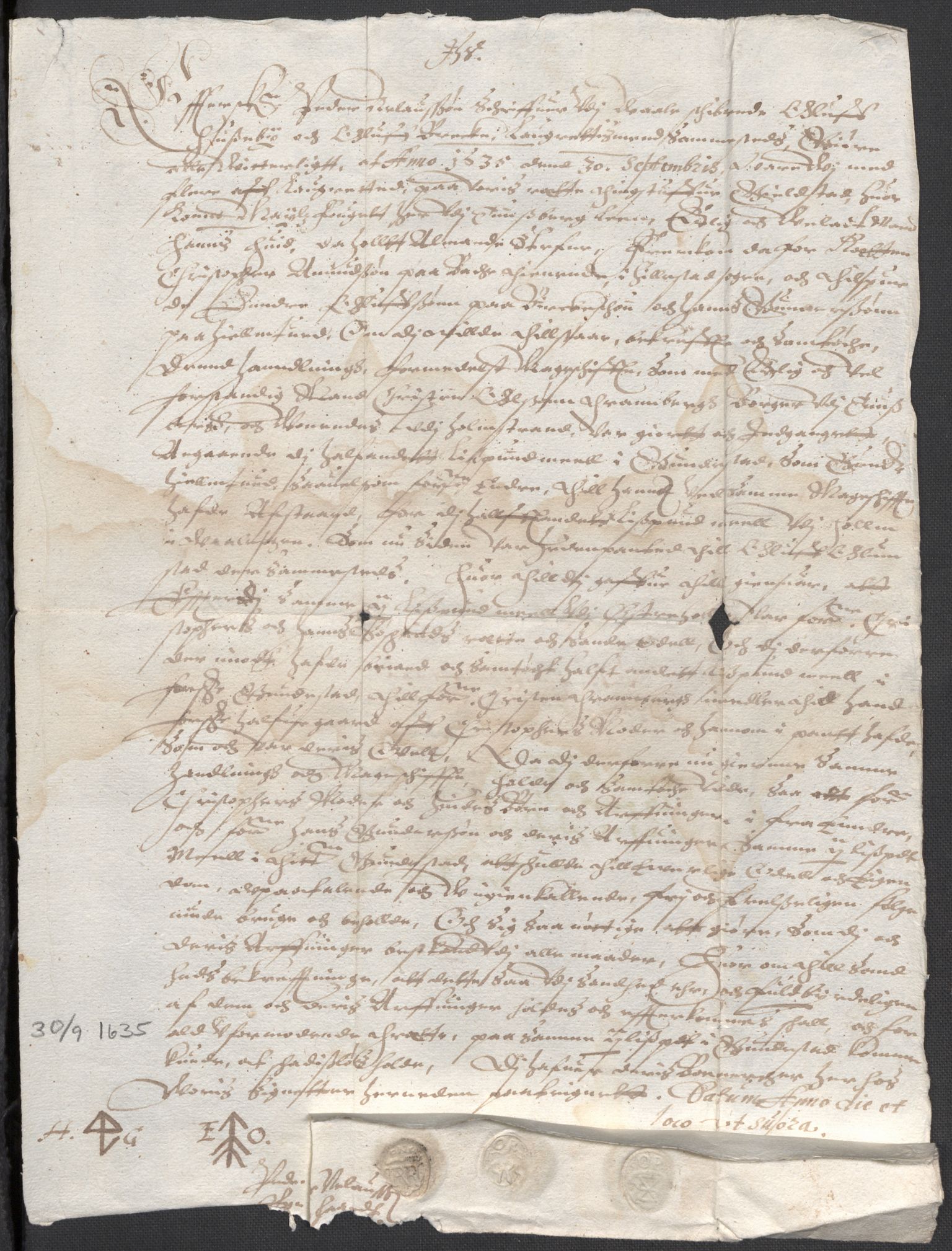 Riksarkivets diplomsamling, AV/RA-EA-5965/F12/L0005: Pk. 7 (II), 1613-1721, p. 22