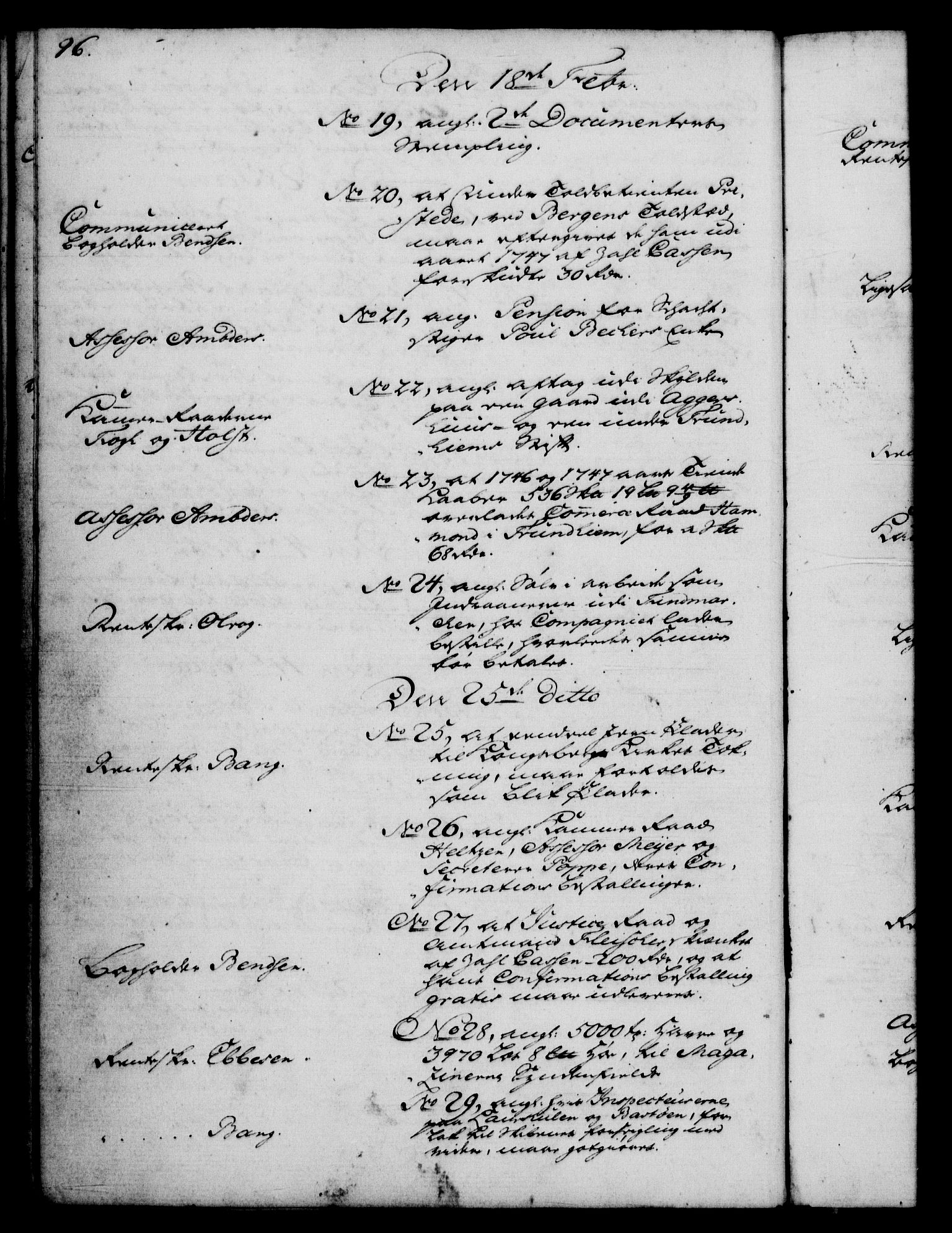 Rentekammeret, Kammerkanselliet, RA/EA-3111/G/Gf/Gfb/L0005: Register til norske relasjons- og resolusjonsprotokoller (merket RK 52.100), 1744-1754, p. 96
