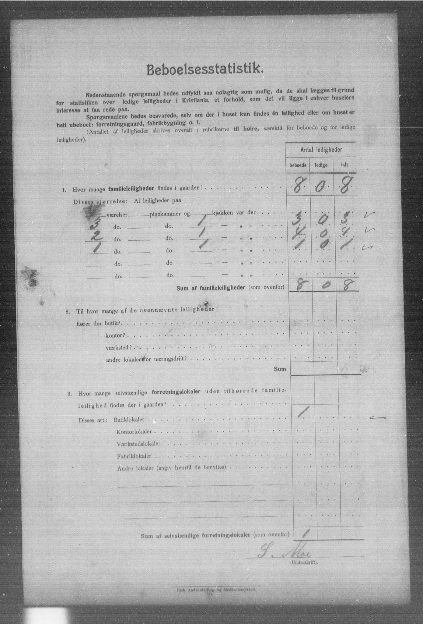 OBA, Municipal Census 1904 for Kristiania, 1904, p. 630