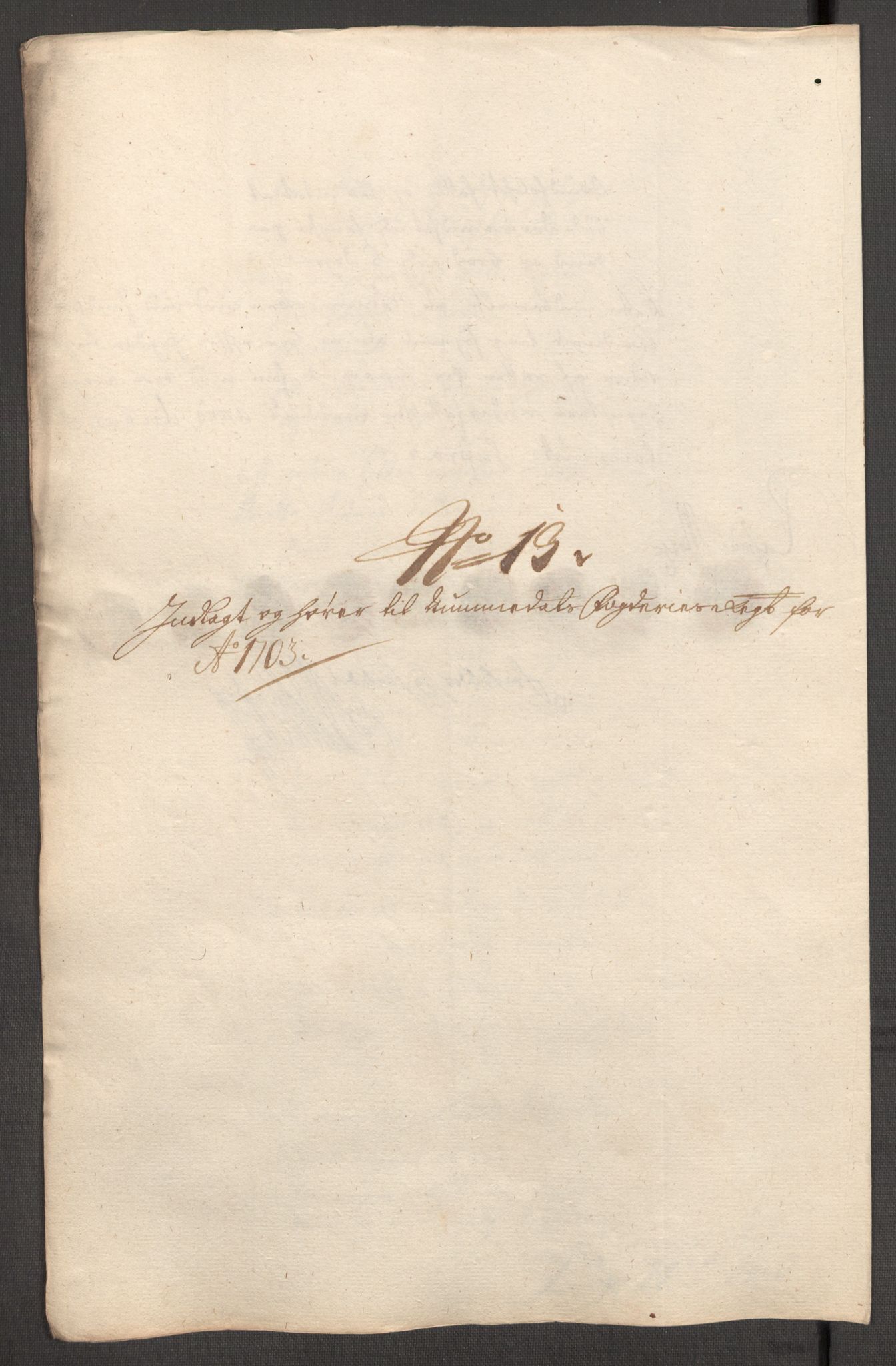 Rentekammeret inntil 1814, Reviderte regnskaper, Fogderegnskap, AV/RA-EA-4092/R64/L4428: Fogderegnskap Namdal, 1703-1704, p. 135