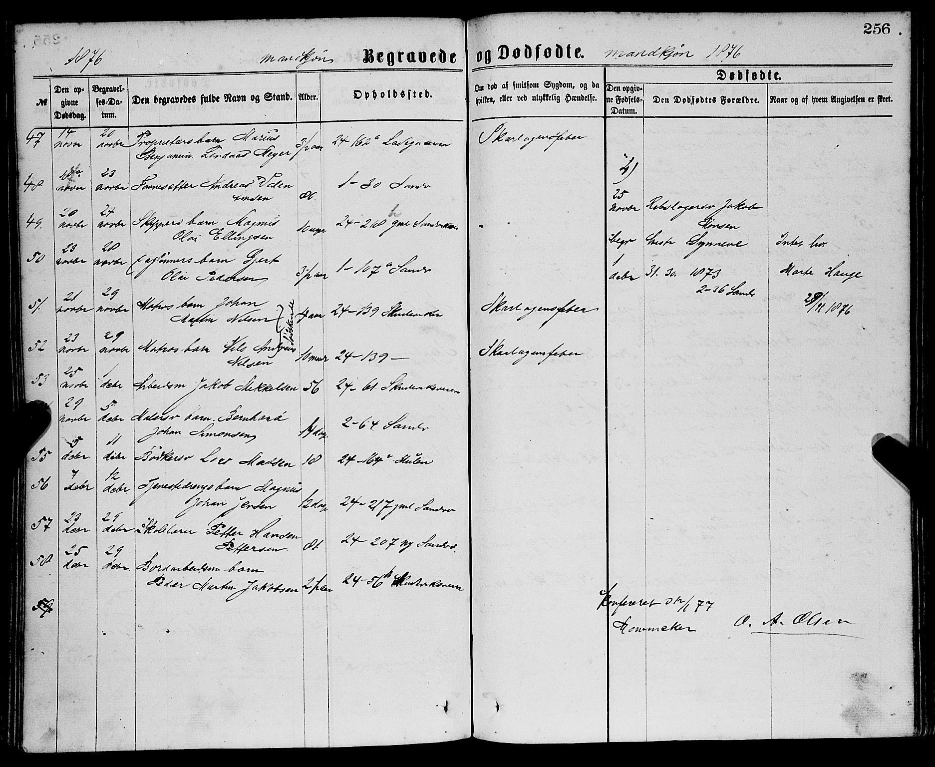 Sandviken Sokneprestembete, AV/SAB-A-77601/H/Ha/L0001: Parish register (official) no. A 1, 1867-1877, p. 256