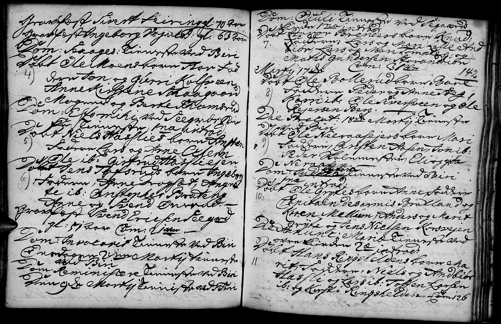 Biri prestekontor, AV/SAH-PREST-096/H/Ha/Haa/L0001: Parish register (official) no. 1, 1730-1754, p. 142