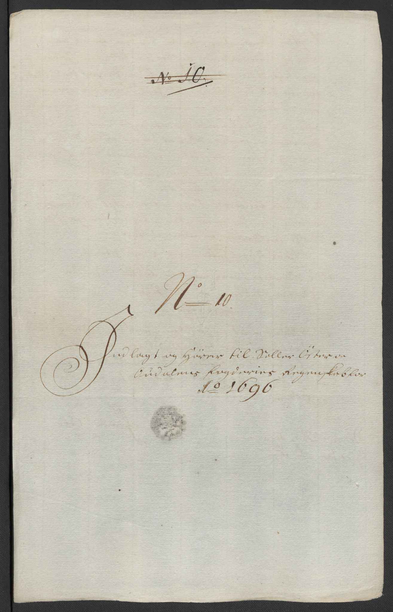 Rentekammeret inntil 1814, Reviderte regnskaper, Fogderegnskap, AV/RA-EA-4092/R13/L0834: Fogderegnskap Solør, Odal og Østerdal, 1696, p. 55