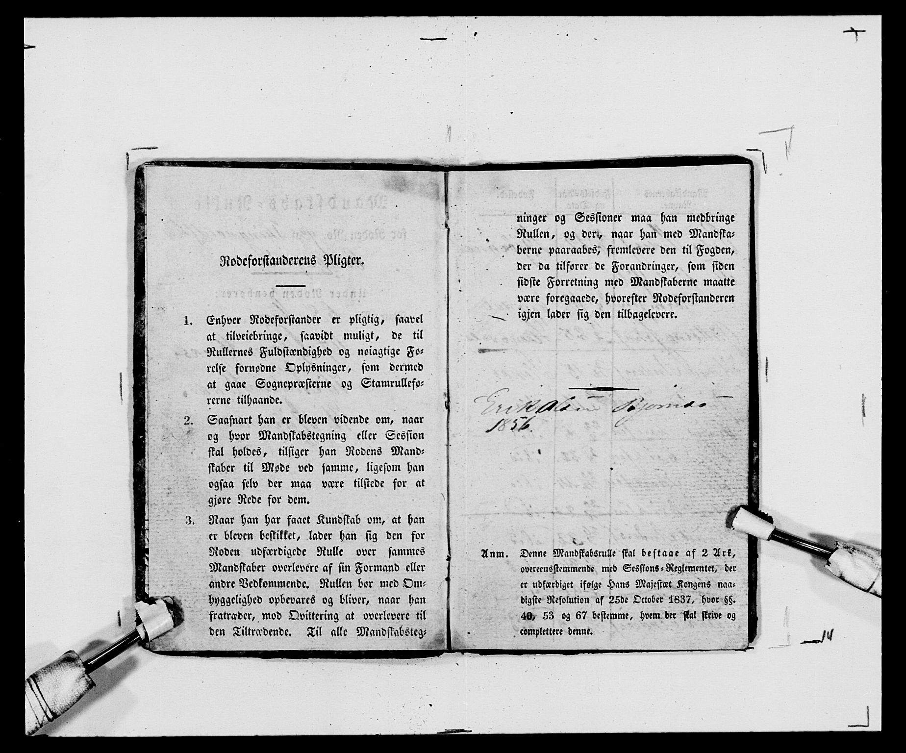 Generalitets- og kommissariatskollegiet, Det kongelige norske kommissariatskollegium, AV/RA-EA-5420/E/Eh/L0120: Tingvollske kompani, 1850-1870, p. 338