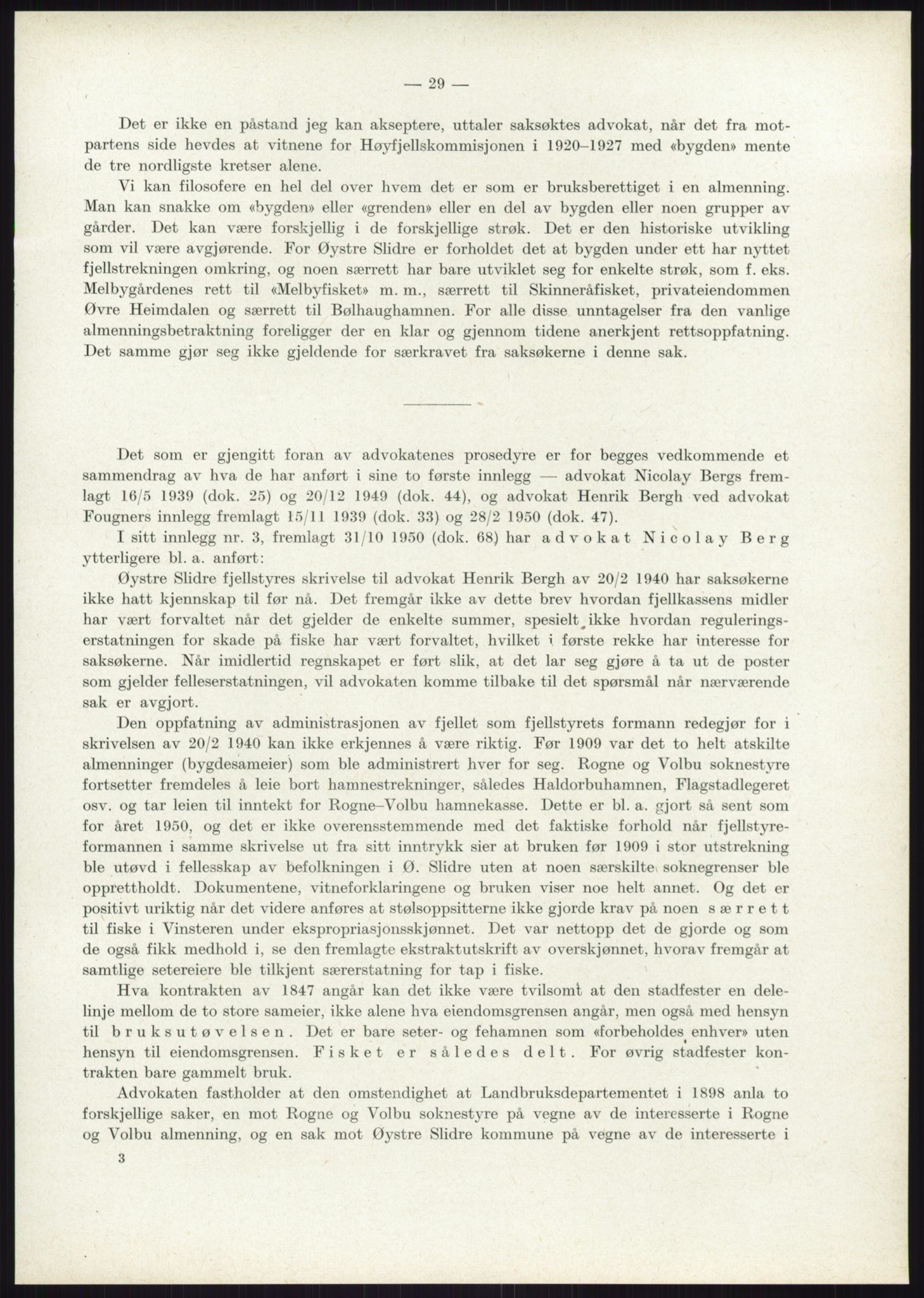 Høyfjellskommisjonen, AV/RA-S-1546/X/Xa/L0001: Nr. 1-33, 1909-1953, p. 5998