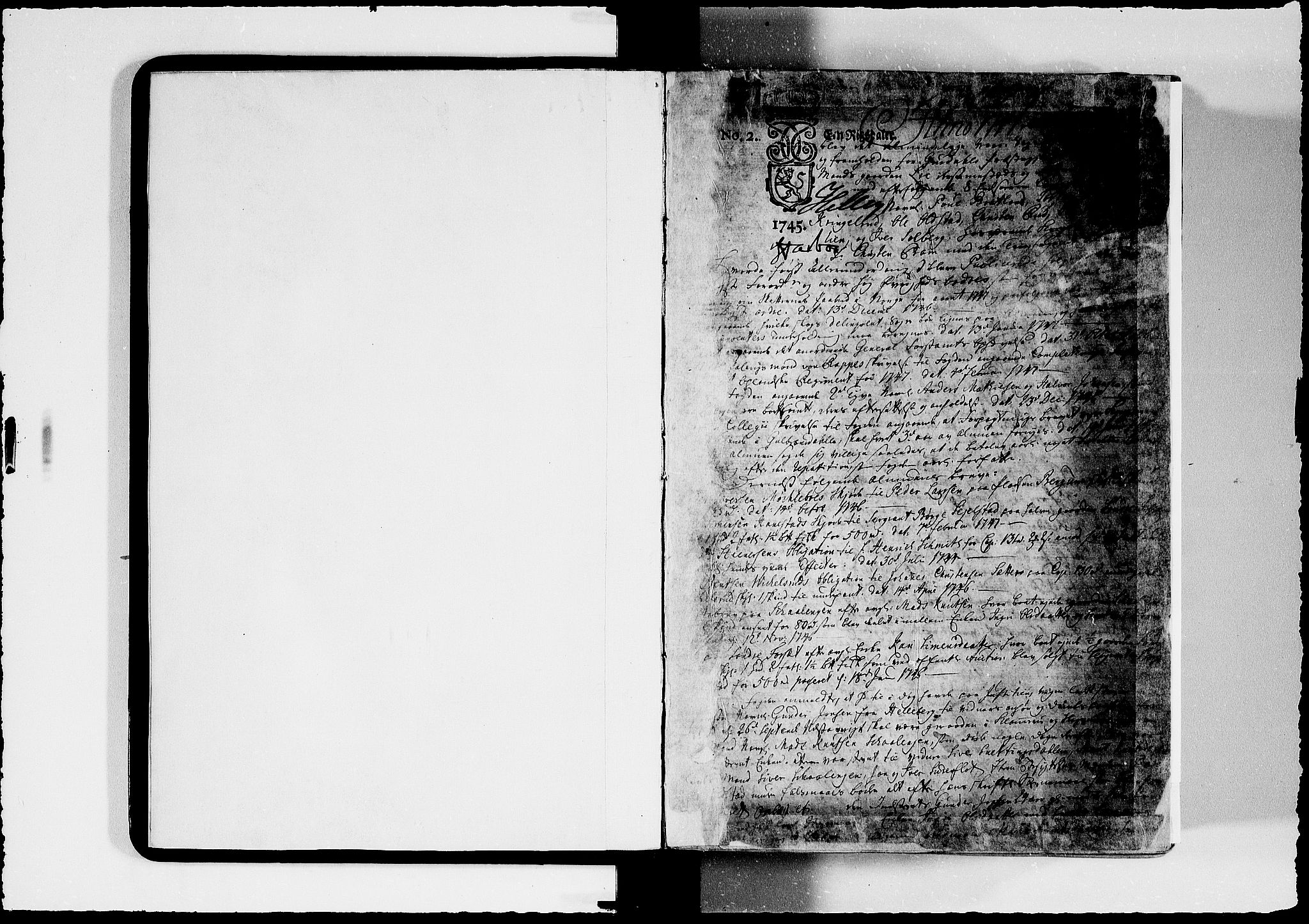 Sør-Gudbrandsdal tingrett, SAH/TING-004/G/Gb/Gba/L0006: Tingbok, 1747-1752, p. 1