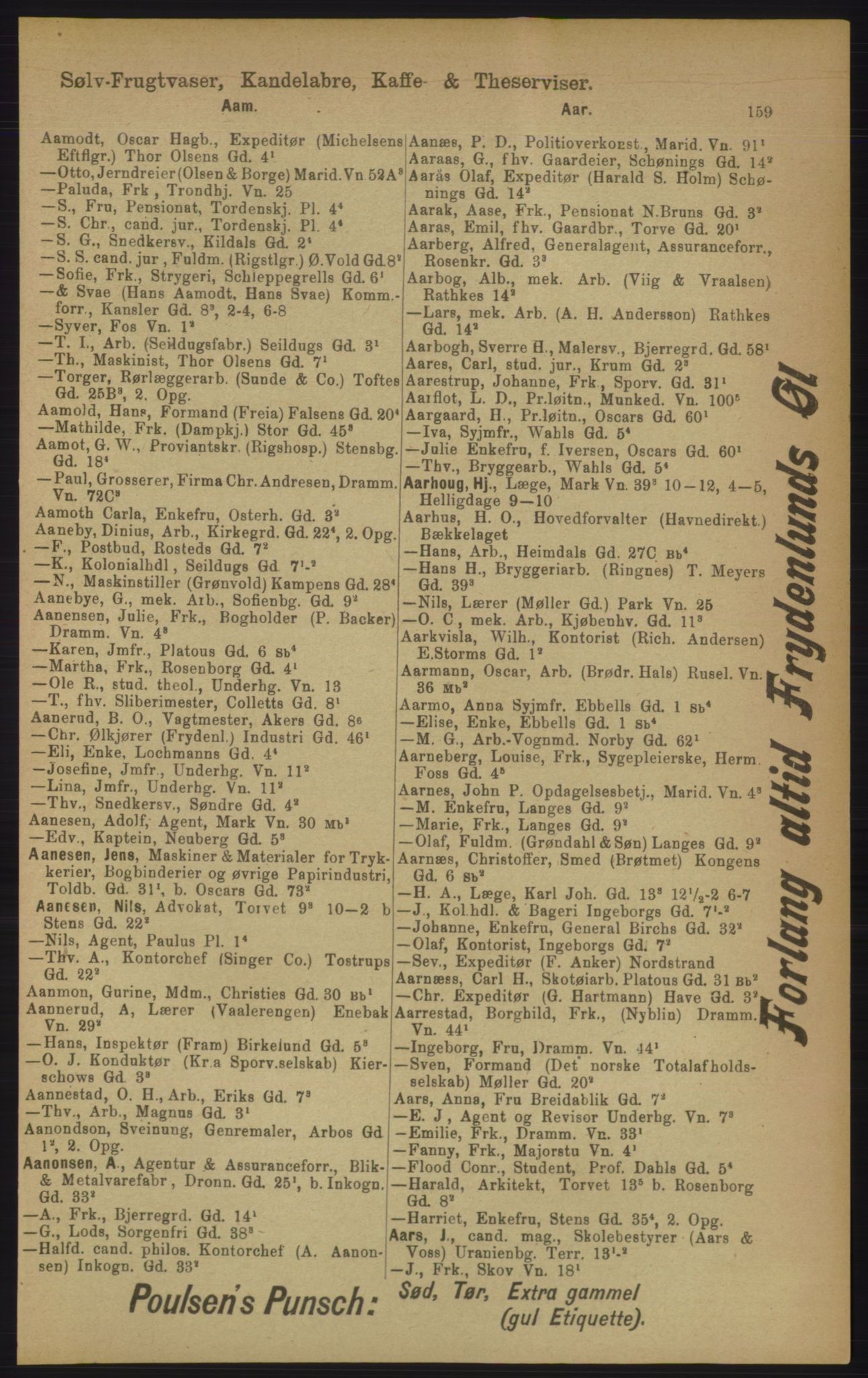 Kristiania/Oslo adressebok, PUBL/-, 1906, p. 159