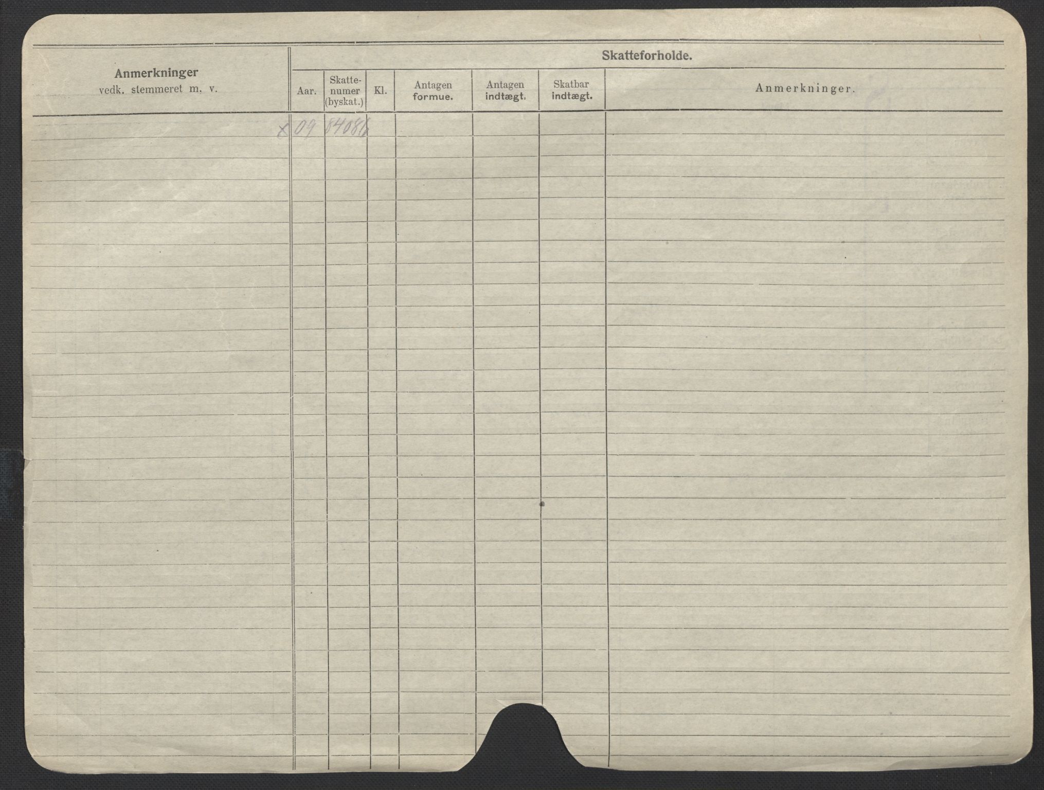 Oslo folkeregister, Registerkort, AV/SAO-A-11715/F/Fa/Fac/L0018: Kvinner, 1906-1914, p. 2b