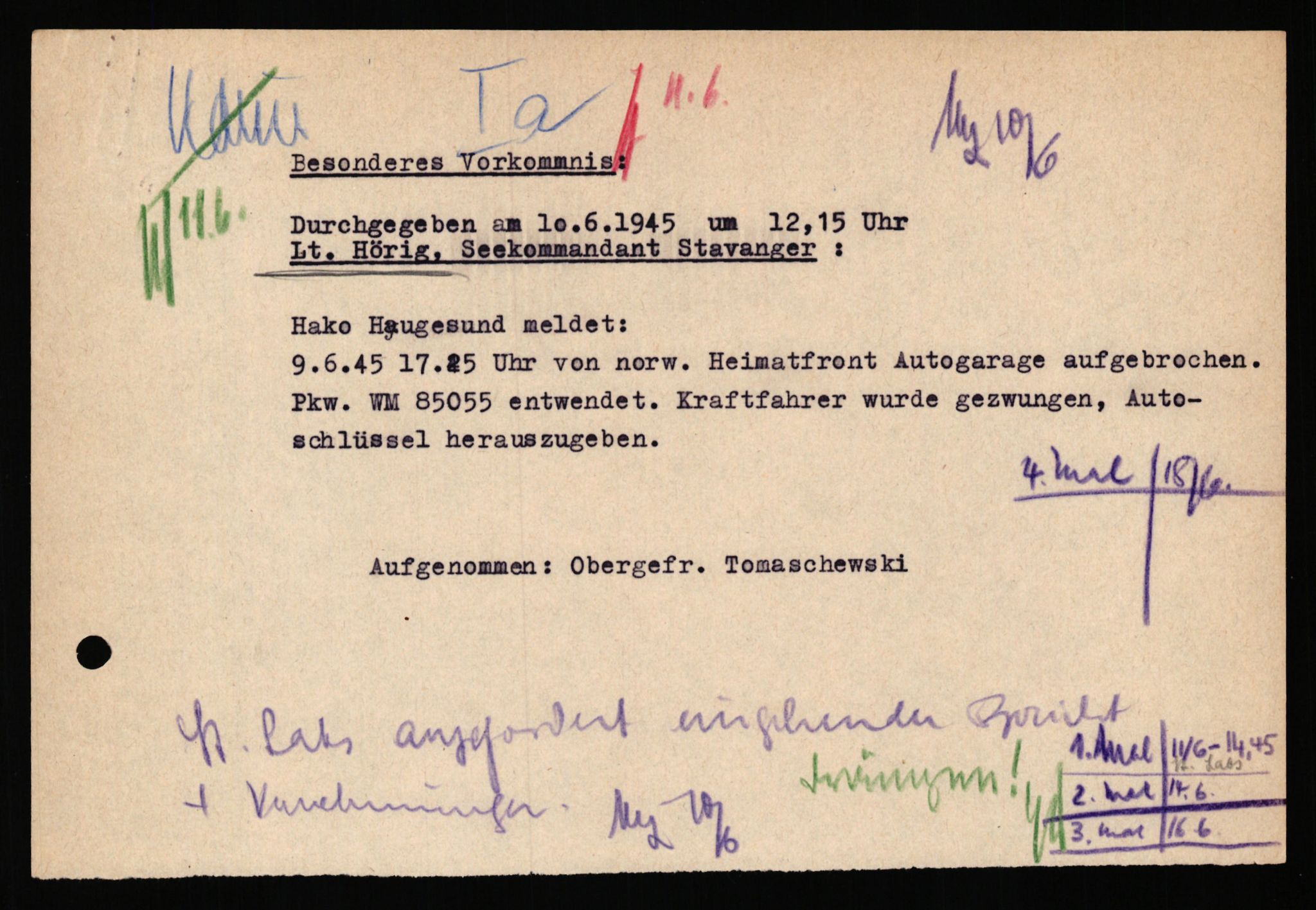 Deutscher Oberbefehlshaber Norwegen (DOBN), AV/RA-RAFA-2197/D/Dl/L0119: DB Zone Stavanger Abt. Ic, 1945, p. 58