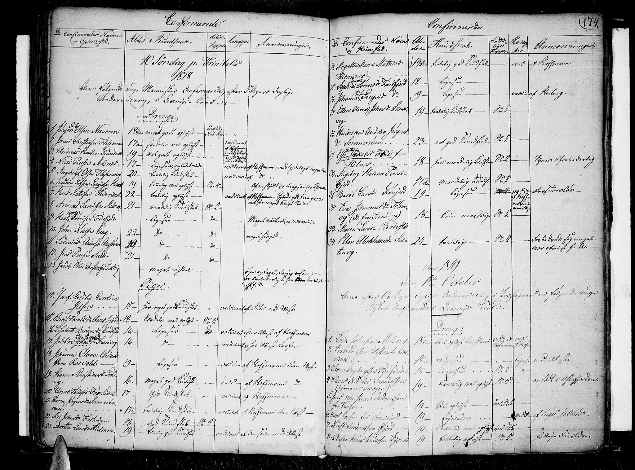 Lenvik sokneprestembete, SATØ/S-1310/H/Ha/Haa/L0002kirke: Parish register (official) no. 2, 1784-1820, p. 174