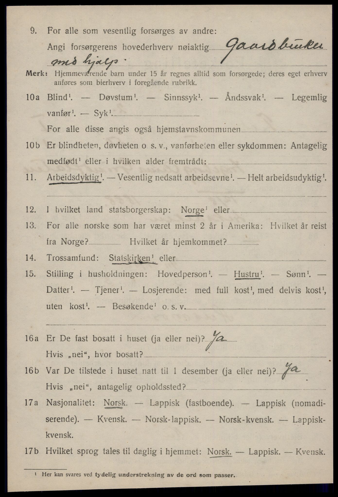 SAT, 1920 census for Tiller, 1920, p. 372