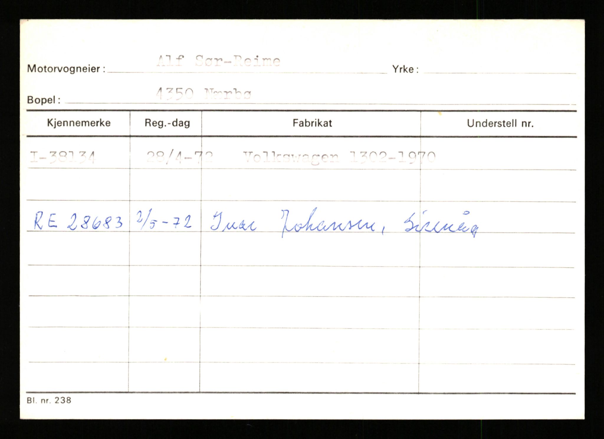 Stavanger trafikkstasjon, AV/SAST-A-101942/0/G/L0006: Registreringsnummer: 34250 - 49007, 1930-1971, p. 1051