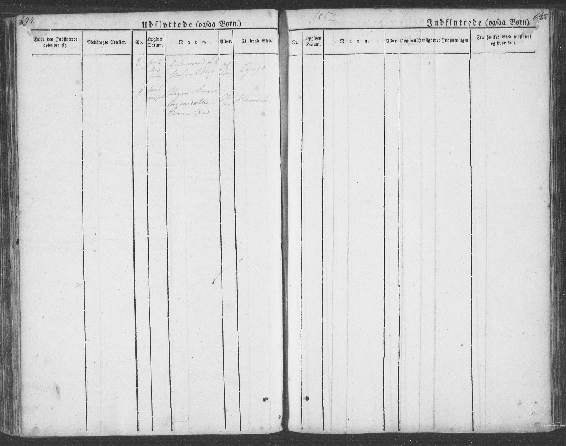 Ministerialprotokoller, klokkerbøker og fødselsregistre - Nordland, AV/SAT-A-1459/855/L0799: Parish register (official) no. 855A07, 1834-1852, p. 644-645