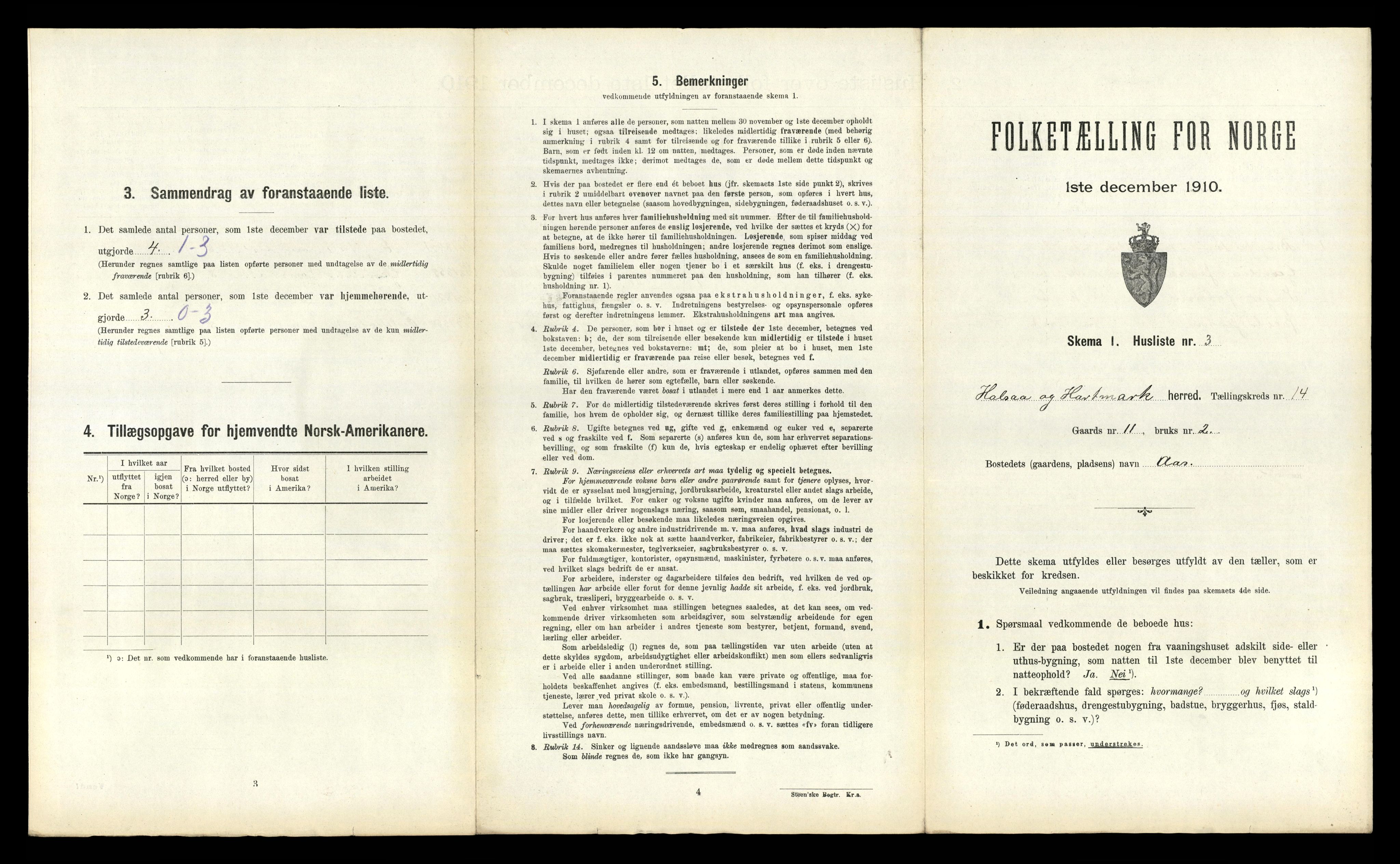 RA, 1910 census for Halse og Harkmark, 1910, p. 1346