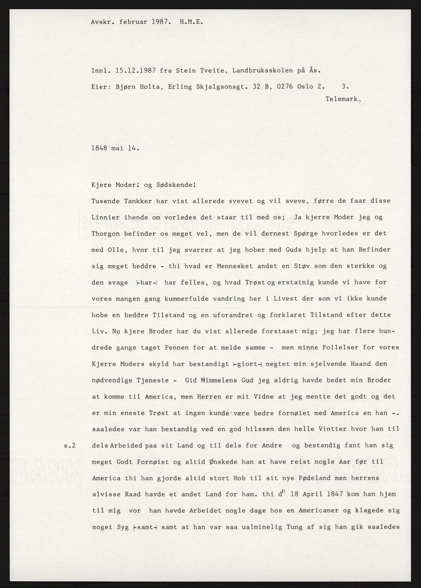 Samlinger til kildeutgivelse, Amerikabrevene, AV/RA-EA-4057/F/L0024: Innlån fra Telemark: Gunleiksrud - Willard, 1838-1914, p. 735