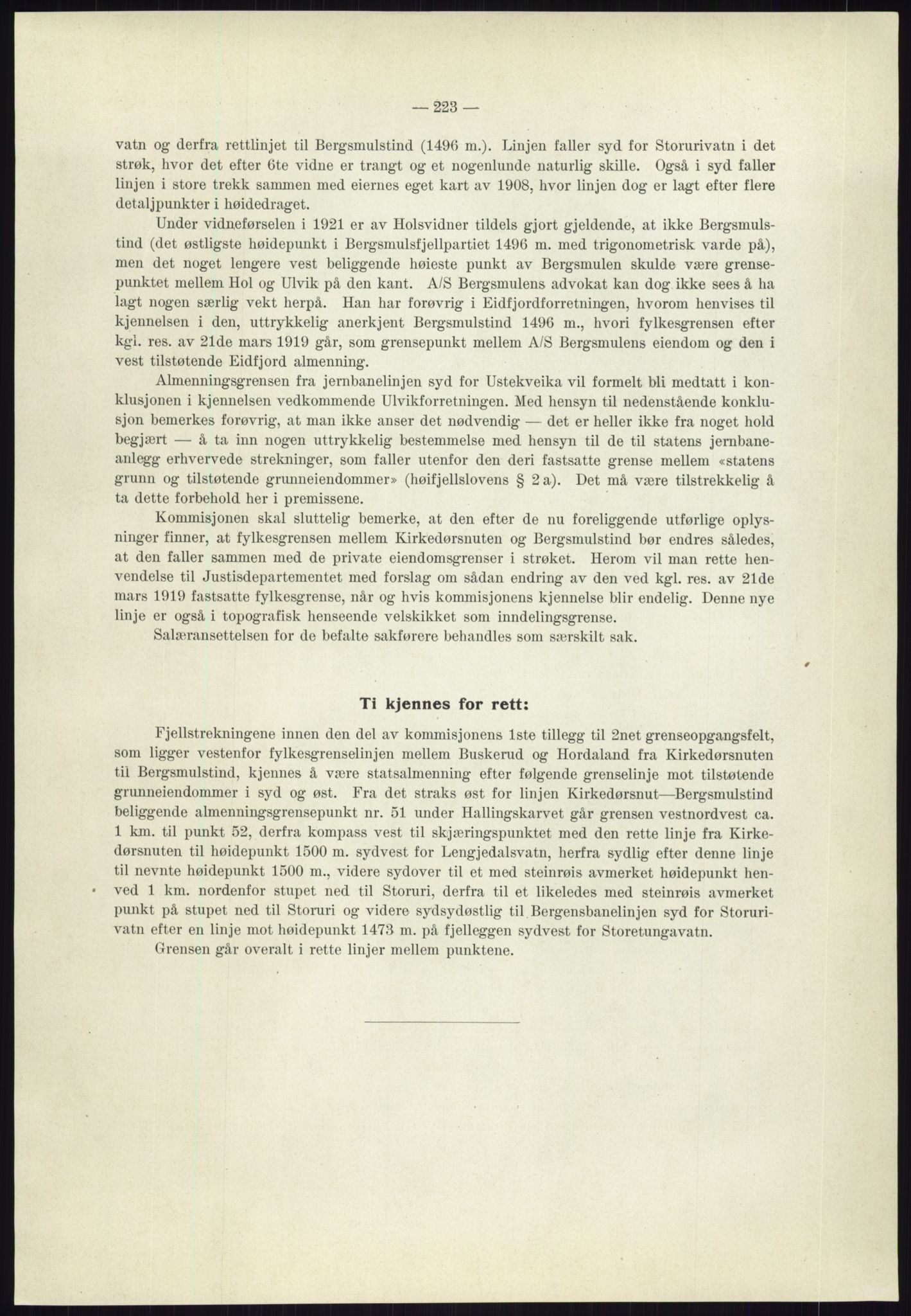 Høyfjellskommisjonen, AV/RA-S-1546/X/Xa/L0001: Nr. 1-33, 1909-1953, p. 829