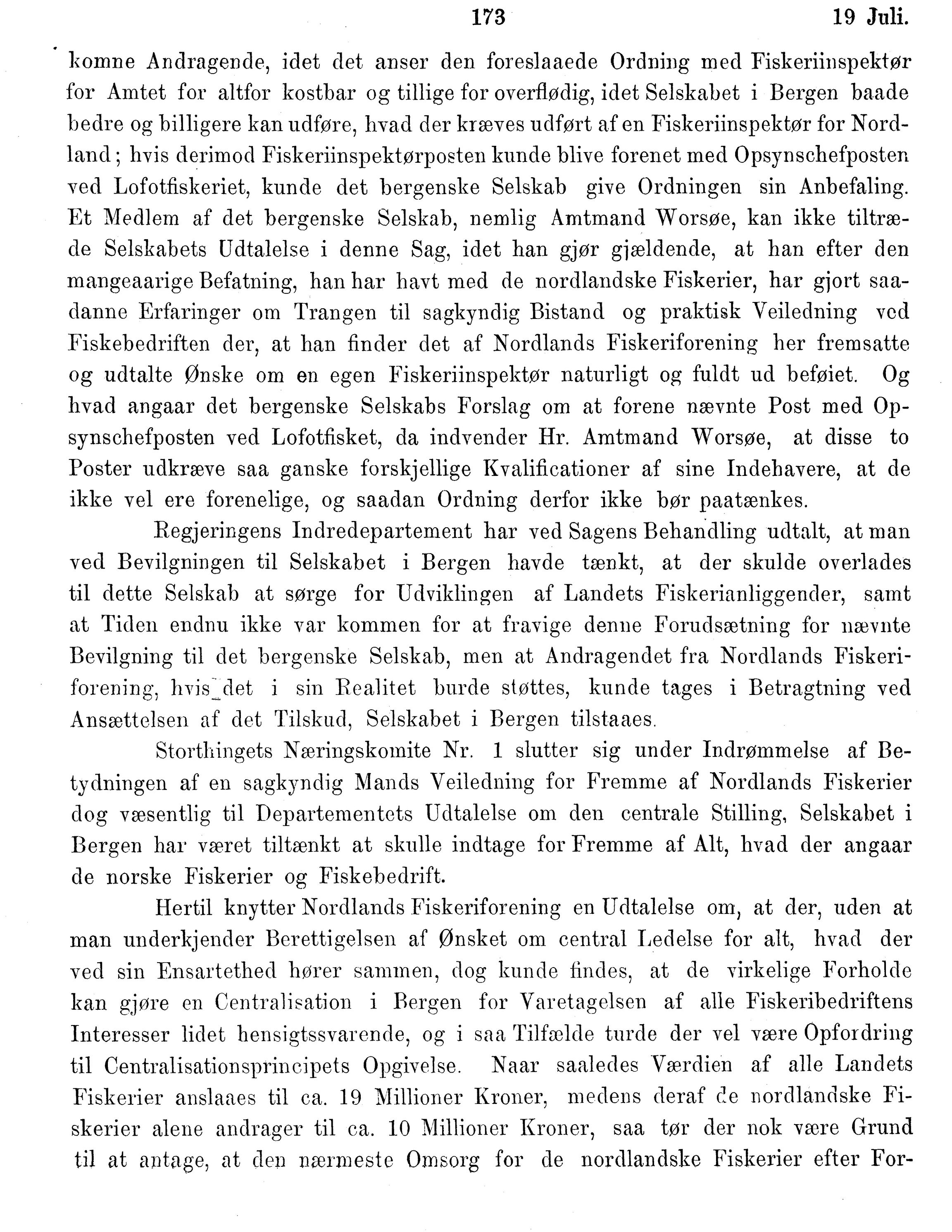 Nordland Fylkeskommune. Fylkestinget, AIN/NFK-17/176/A/Ac/L0014: Fylkestingsforhandlinger 1881-1885, 1881-1885