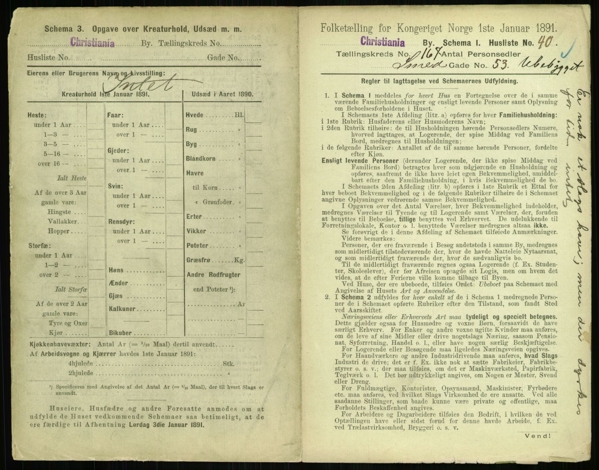 RA, 1891 census for 0301 Kristiania, 1891, p. 97285