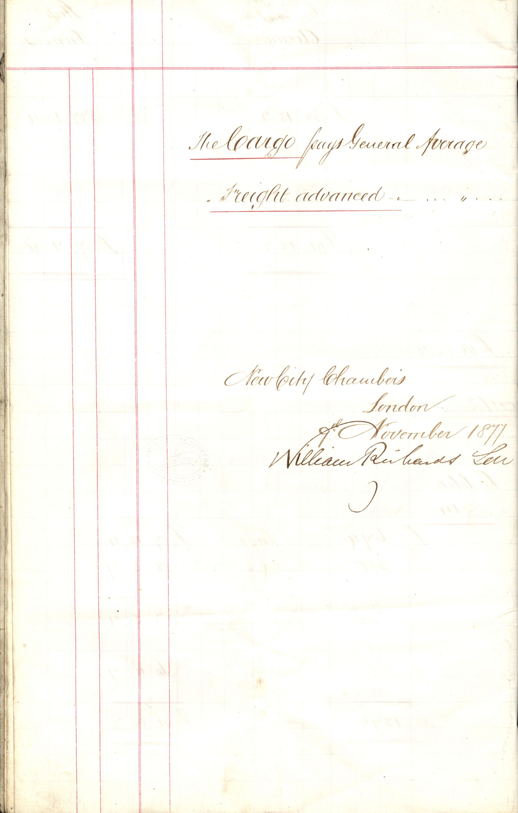 Pa 63 - Østlandske skibsassuranceforening, VEMU/A-1079/G/Ga/L0028/0001: Havaridokumenter / Kaleb, Cuba, Agra, Bertha, Olaf, 1892, p. 51