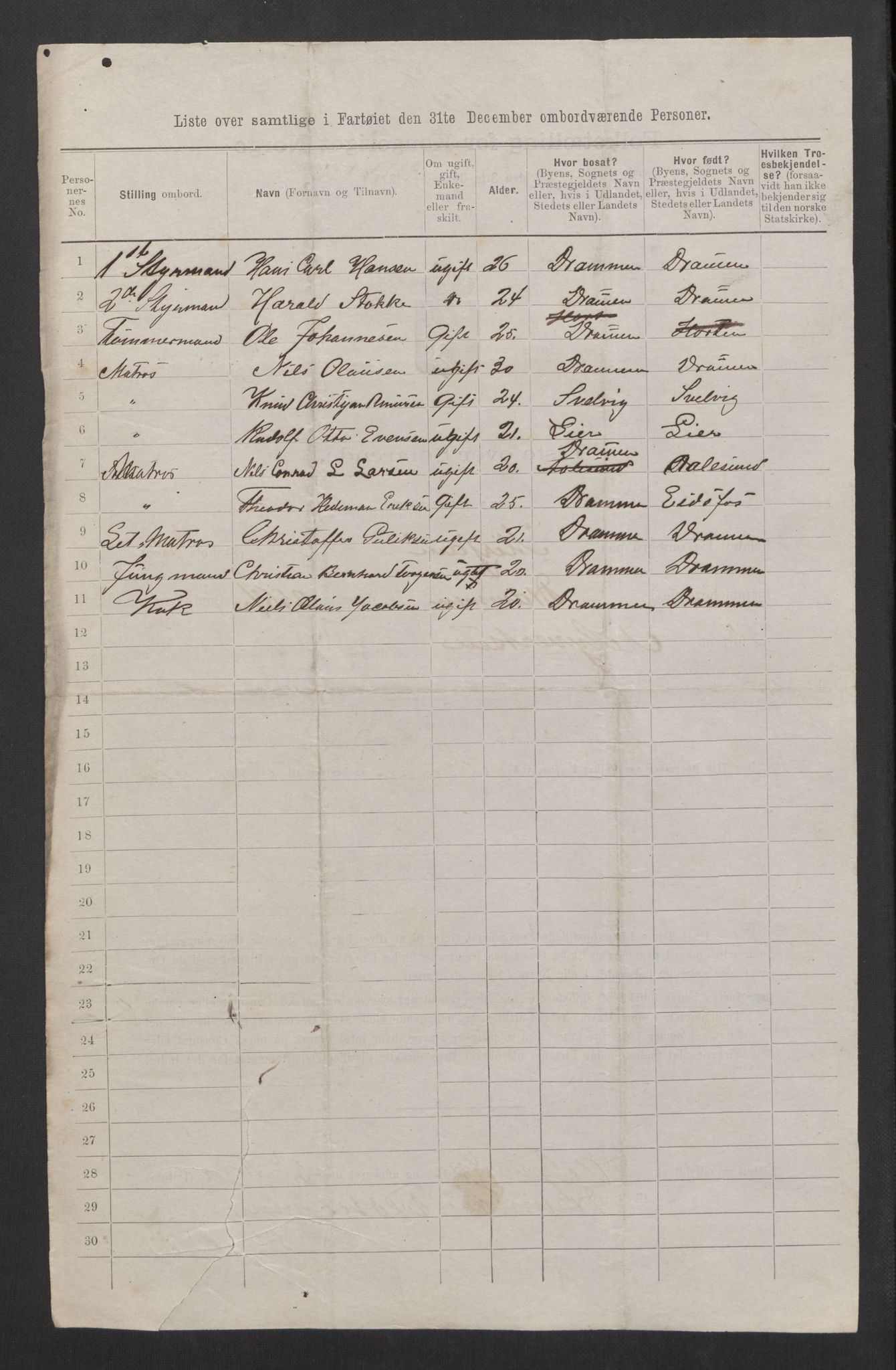 RA, 1875 census, lists of crew on ships: Ships in domestic ports, 1875, p. 161