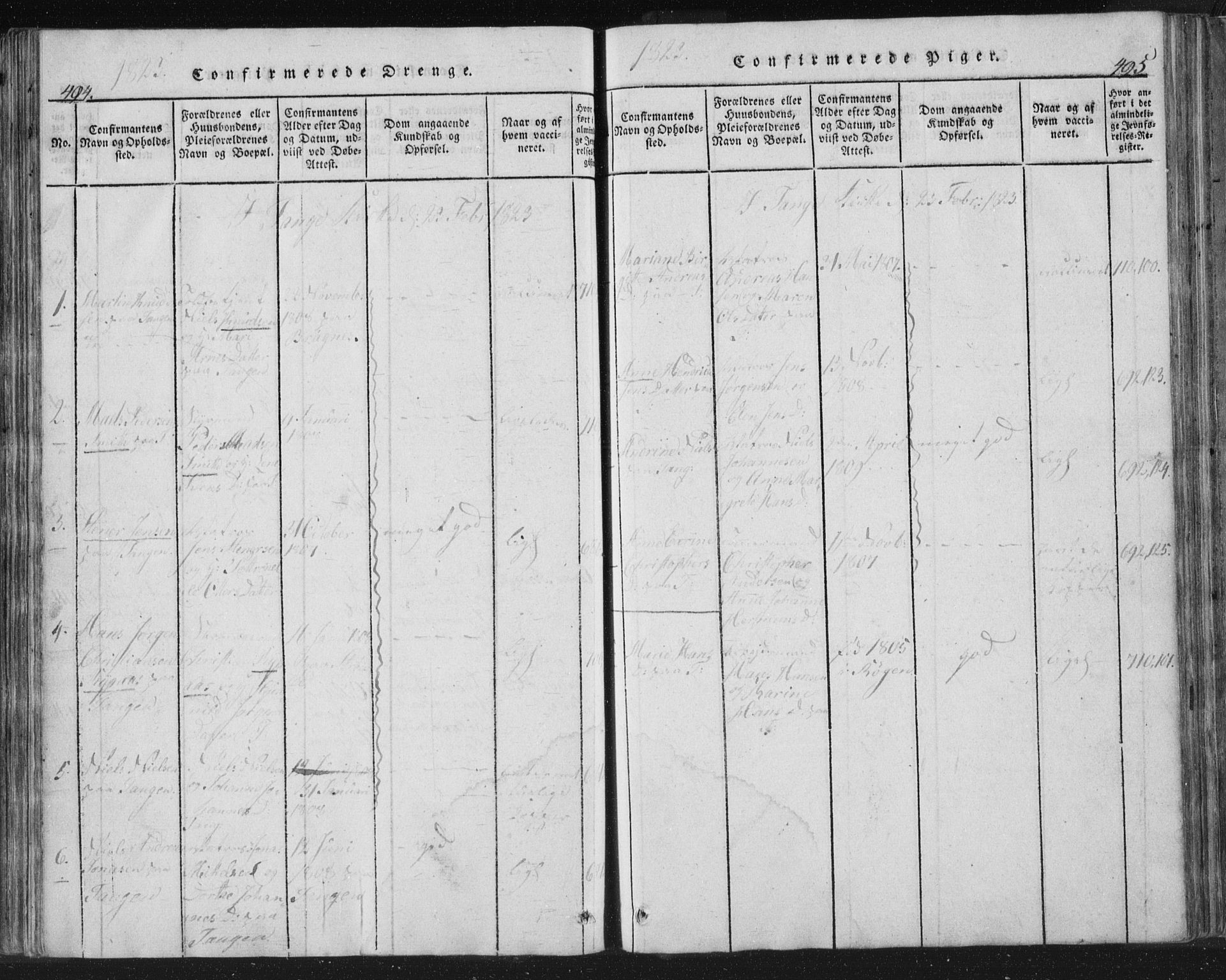 Strømsø kirkebøker, AV/SAKO-A-246/F/Fb/L0004: Parish register (official) no. II 4, 1814-1843, p. 494-495