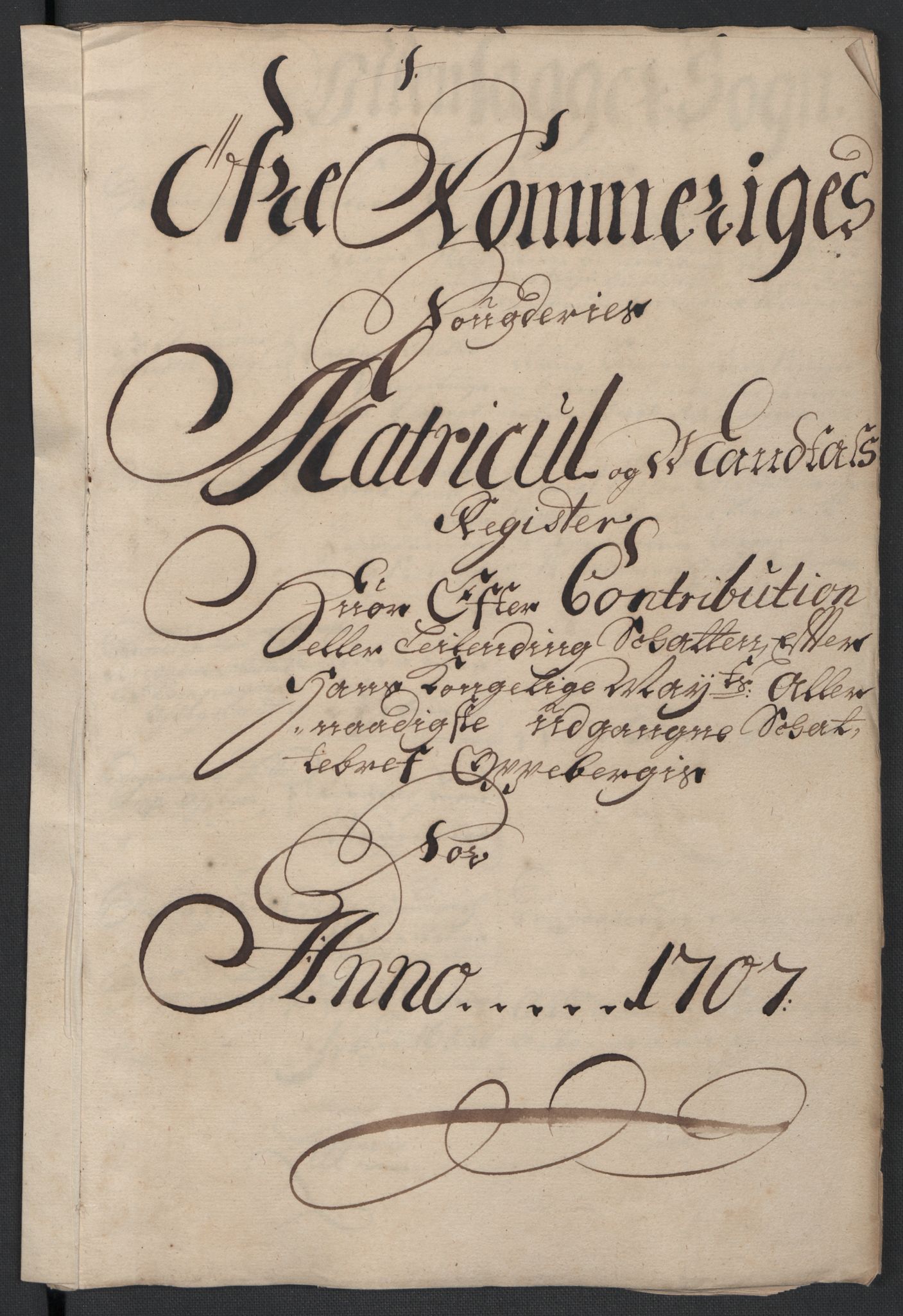 Rentekammeret inntil 1814, Reviderte regnskaper, Fogderegnskap, AV/RA-EA-4092/R12/L0718: Fogderegnskap Øvre Romerike, 1706-1707, p. 293