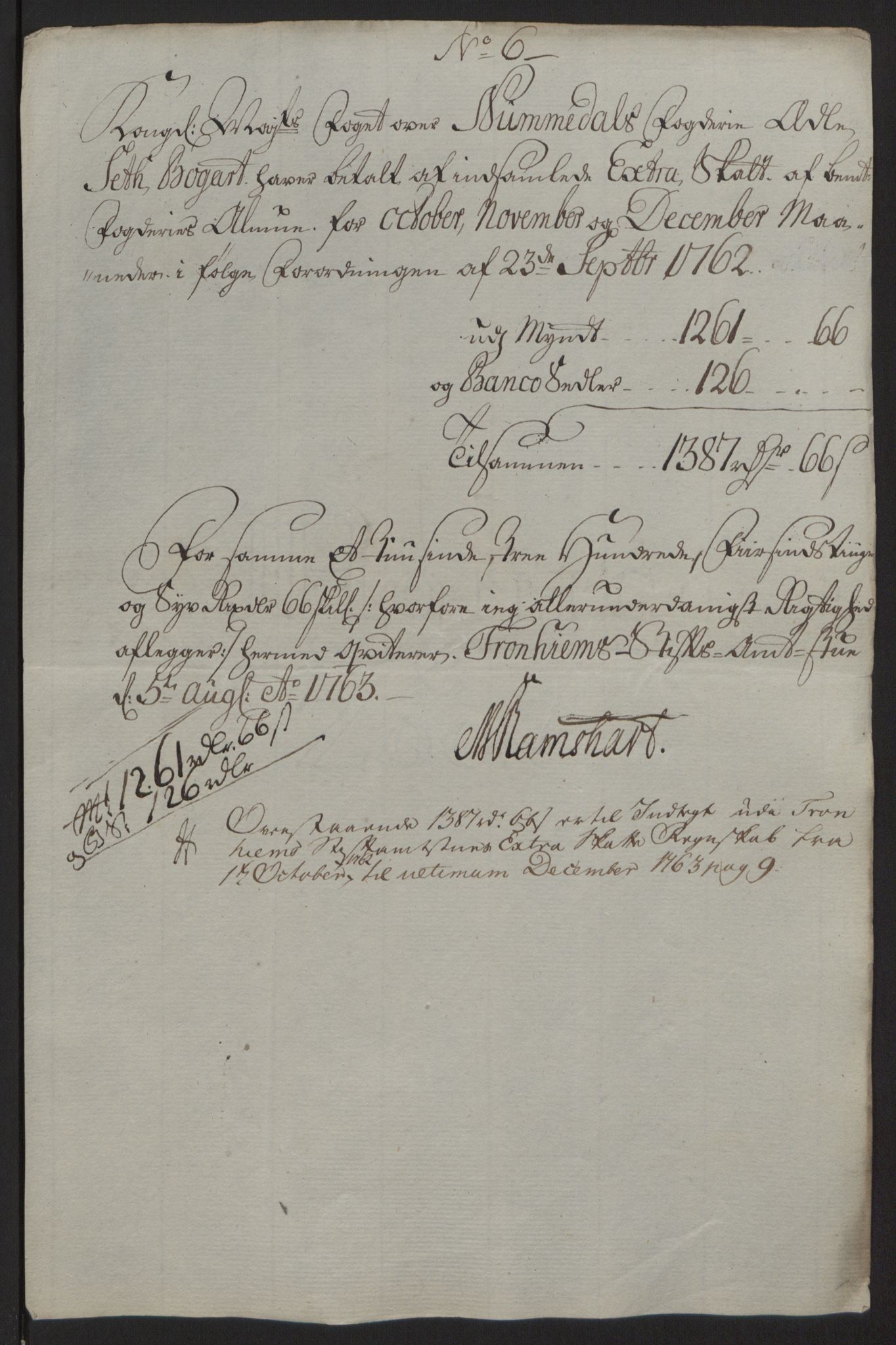Rentekammeret inntil 1814, Reviderte regnskaper, Fogderegnskap, RA/EA-4092/R64/L4502: Ekstraskatten Namdal, 1762-1772, p. 50