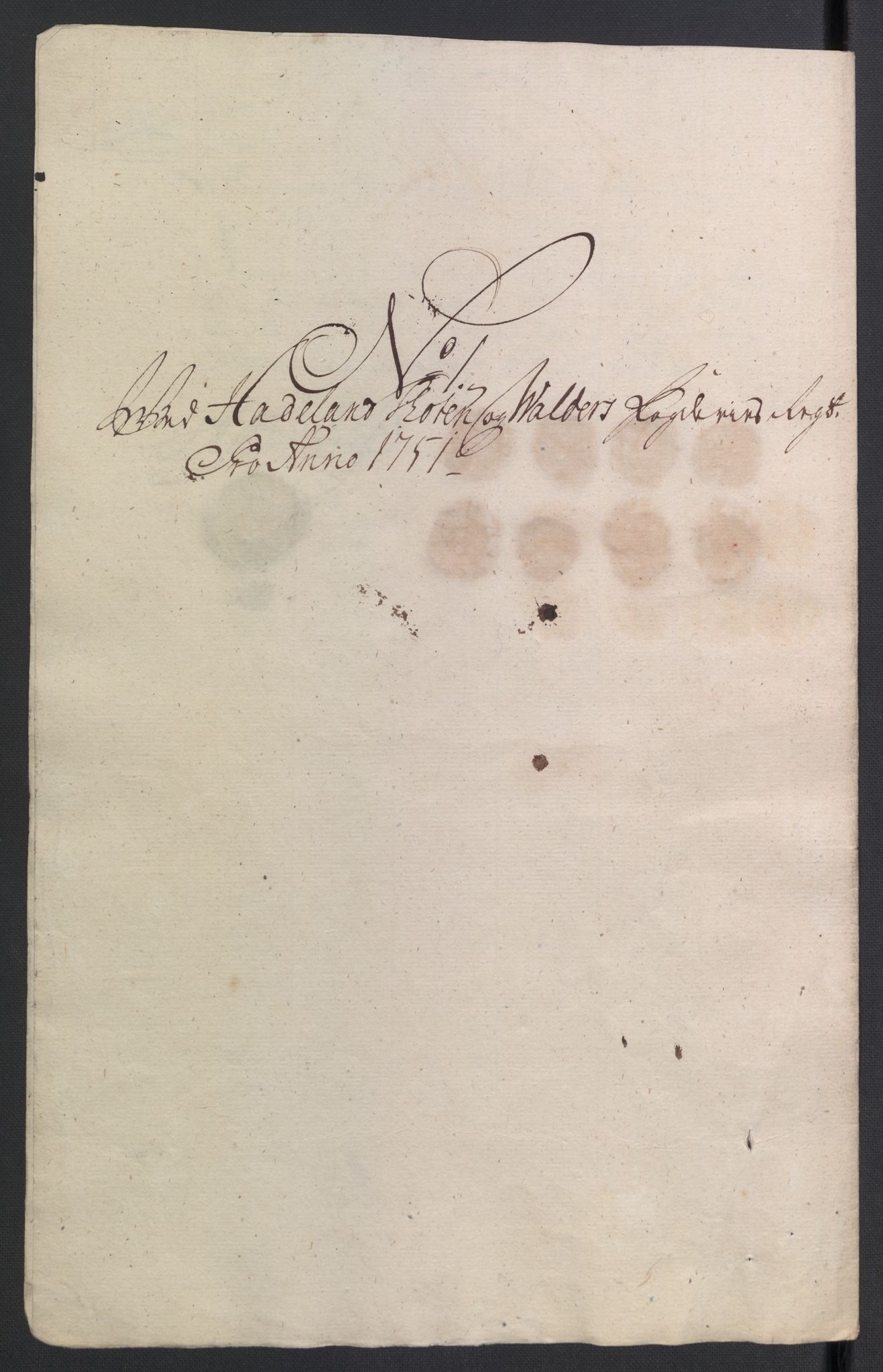 Rentekammeret inntil 1814, Reviderte regnskaper, Fogderegnskap, RA/EA-4092/R18/L1348: Fogderegnskap Hadeland, Toten og Valdres, 1750-1751, p. 376