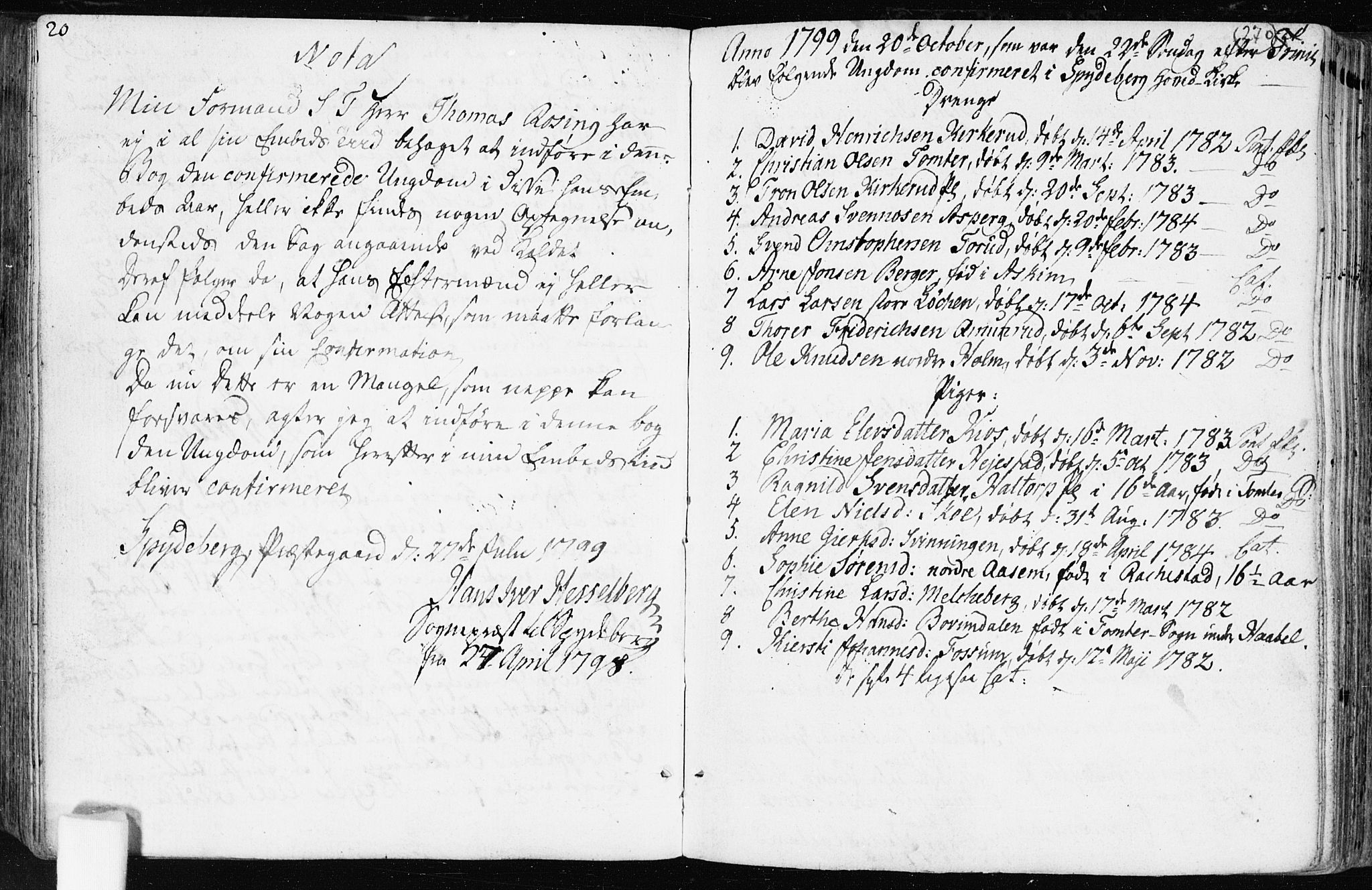 Spydeberg prestekontor Kirkebøker, AV/SAO-A-10924/F/Fa/L0003: Parish register (official) no. I 3, 1778-1814, p. 270