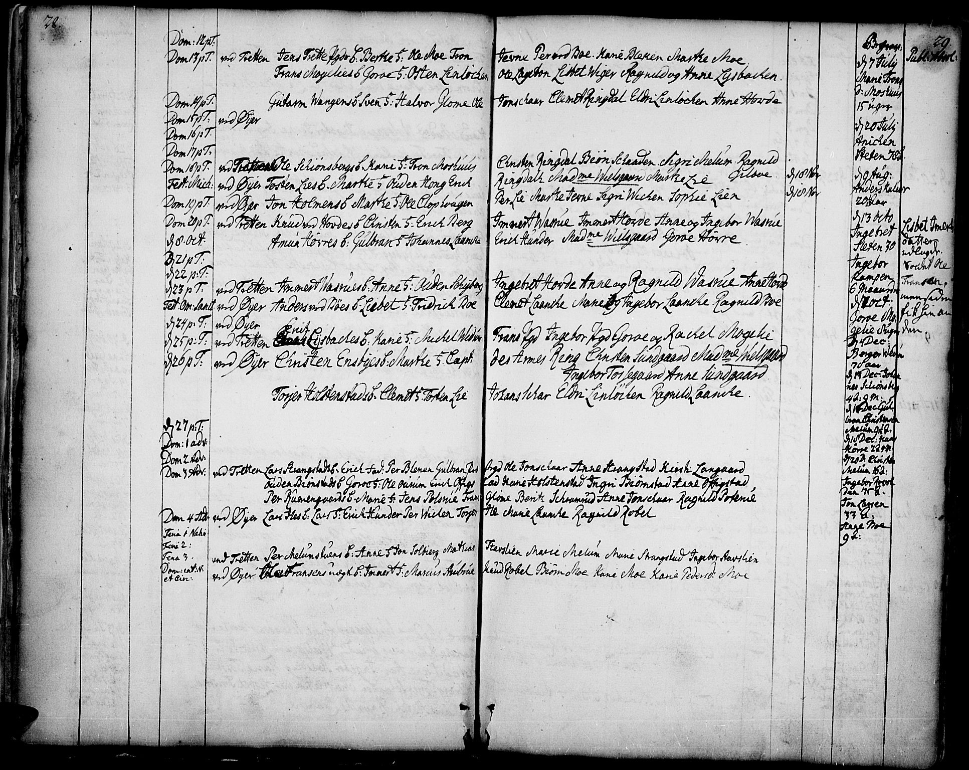 Øyer prestekontor, SAH/PREST-084/H/Ha/Haa/L0002: Parish register (official) no. 2, 1733-1784, p. 28-29