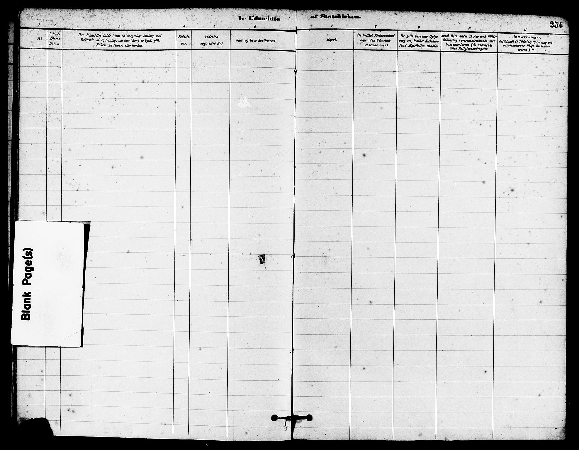 Eigersund sokneprestkontor, AV/SAST-A-101807/S08/L0015: Parish register (official) no. A 15, 1879-1892, p. 254