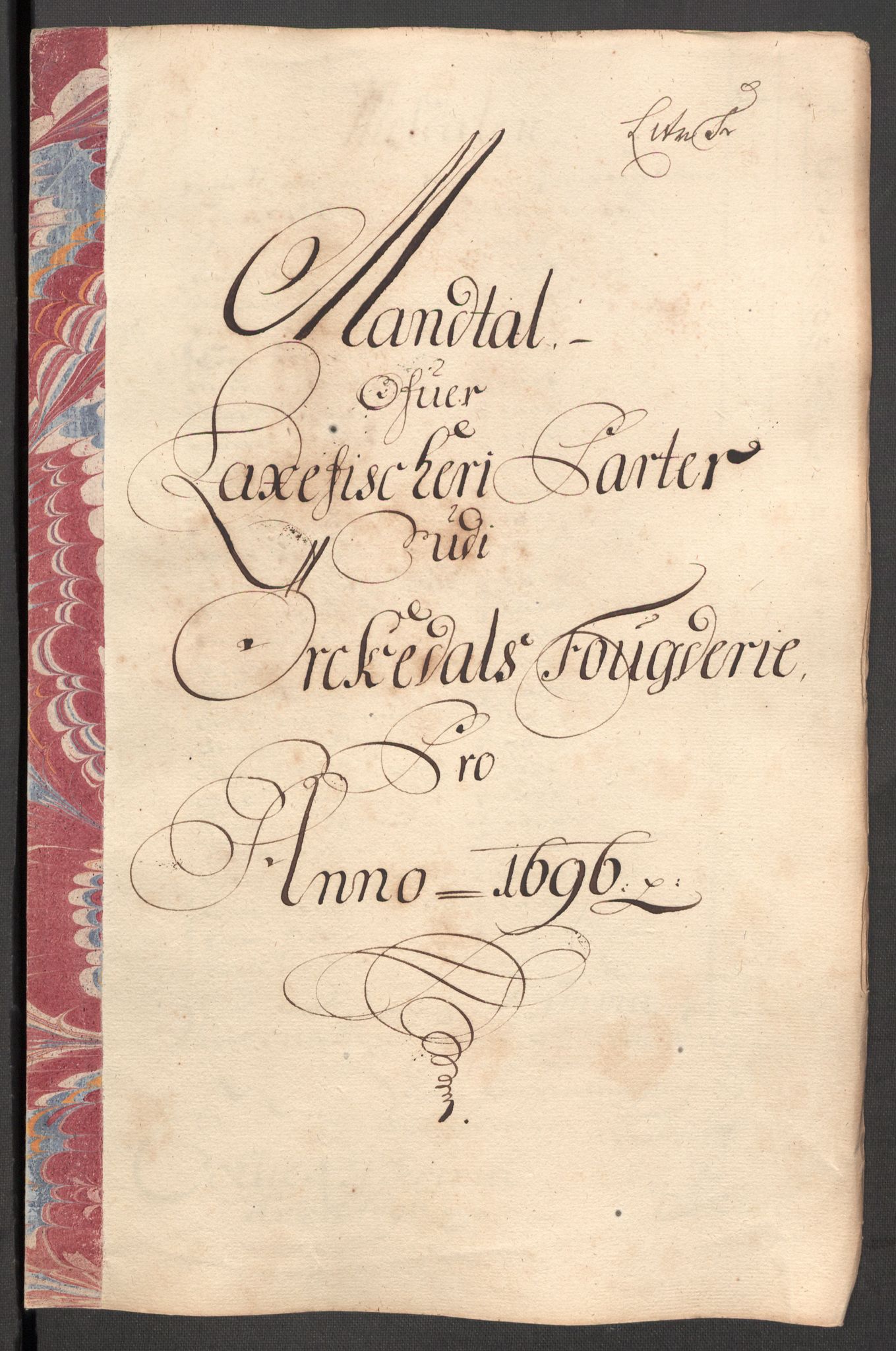 Rentekammeret inntil 1814, Reviderte regnskaper, Fogderegnskap, RA/EA-4092/R60/L3946: Fogderegnskap Orkdal og Gauldal, 1696, p. 135