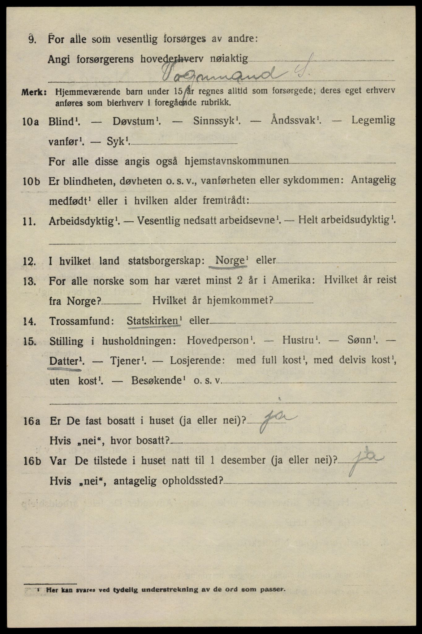 SAO, 1920 census for Sarpsborg, 1920, p. 9959