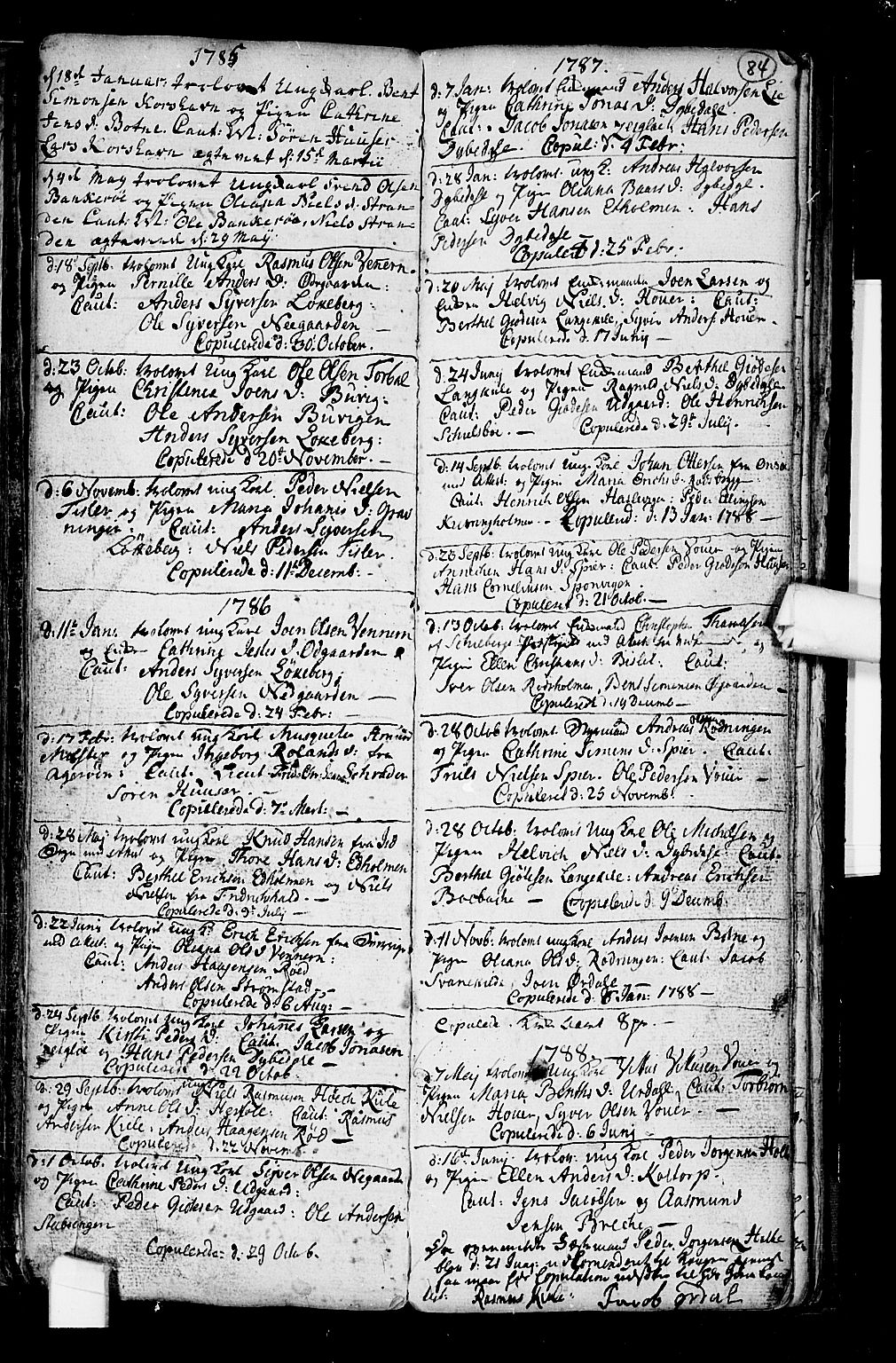 Hvaler prestekontor Kirkebøker, SAO/A-2001/F/Fa/L0003: Parish register (official) no. I 3, 1758-1796, p. 84