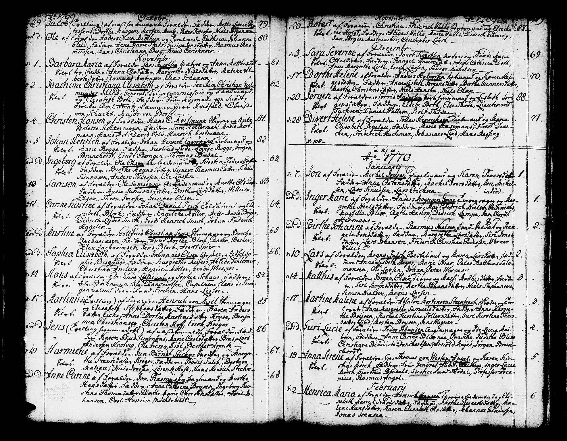 Domkirken sokneprestembete, SAB/A-74801/H/Haa/L0003: Parish register (official) no. A 3, 1758-1789, p. 138-139