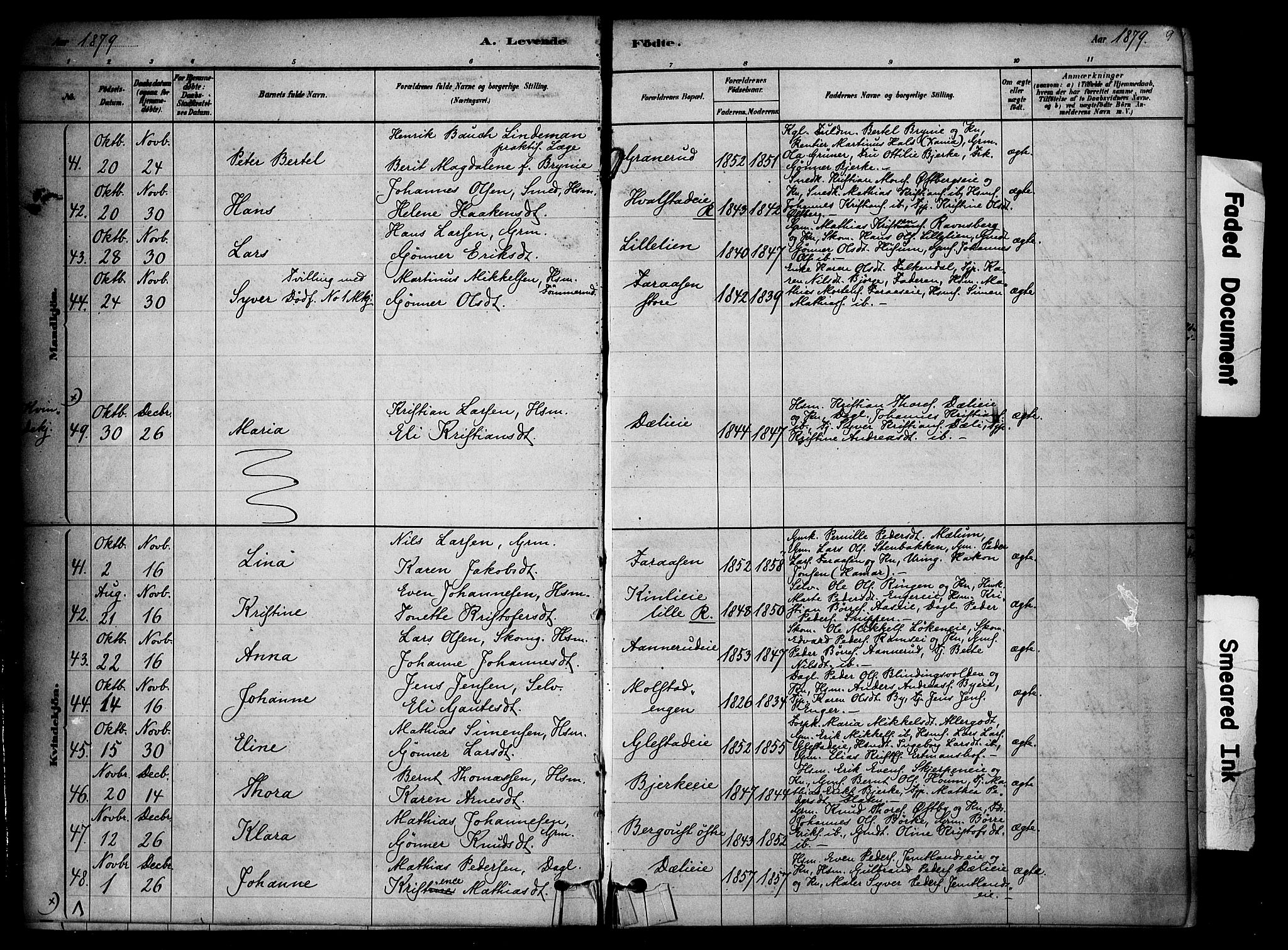 Ringsaker prestekontor, SAH/PREST-014/K/Ka/L0014: Parish register (official) no. 14, 1879-1890, p. 9