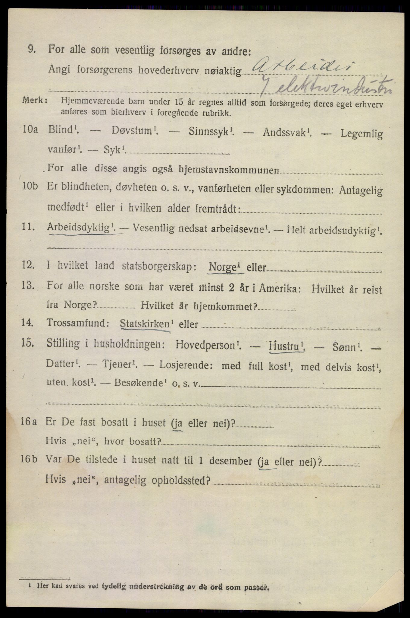 SAKO, 1920 census for Sandeherred, 1920, p. 11055