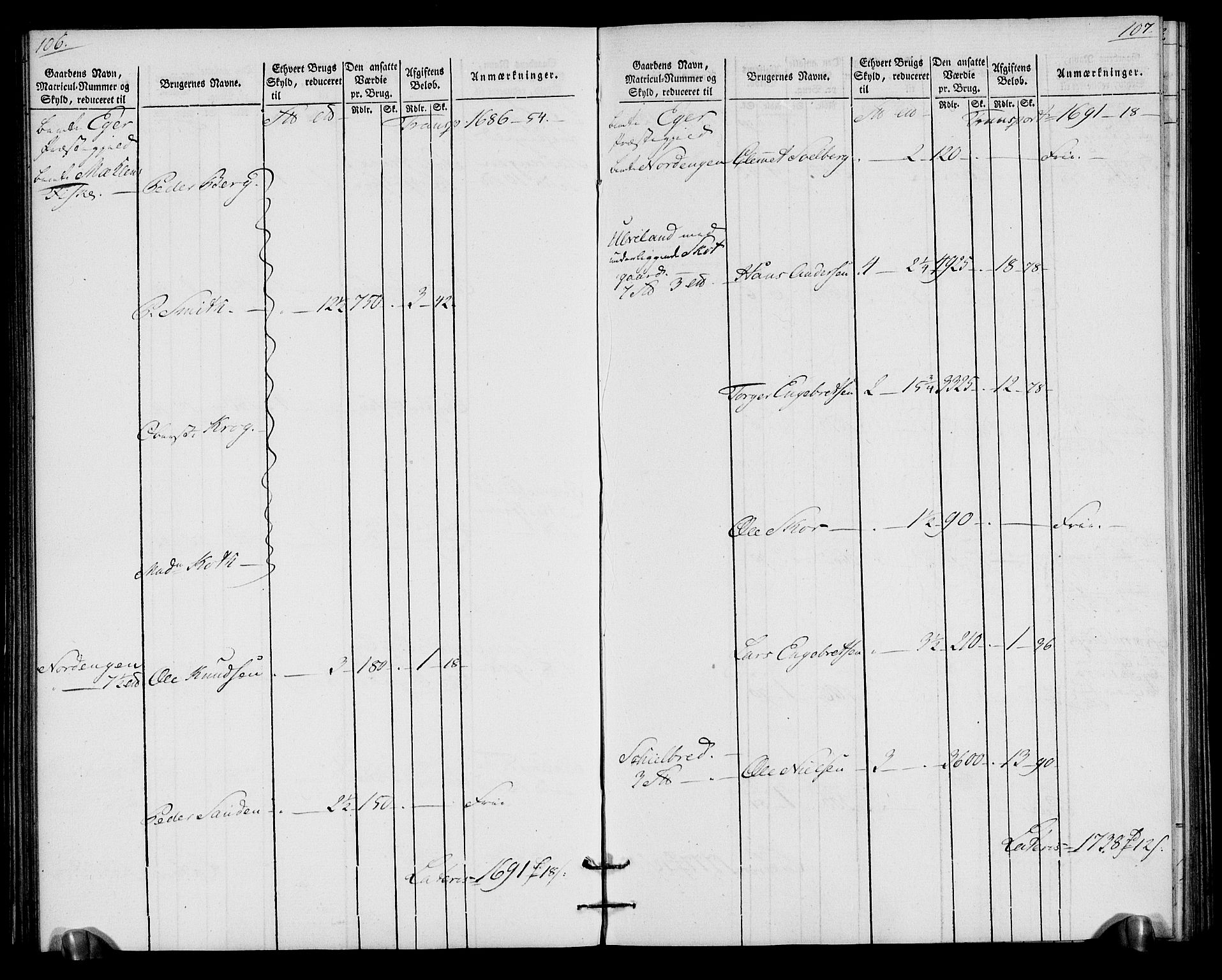 Rentekammeret inntil 1814, Realistisk ordnet avdeling, AV/RA-EA-4070/N/Ne/Nea/L0065: Buskerud fogderi. Oppebørselsregister for Eiker, Modum og Sigdal prestegjeld, 1803-1804, p. 57