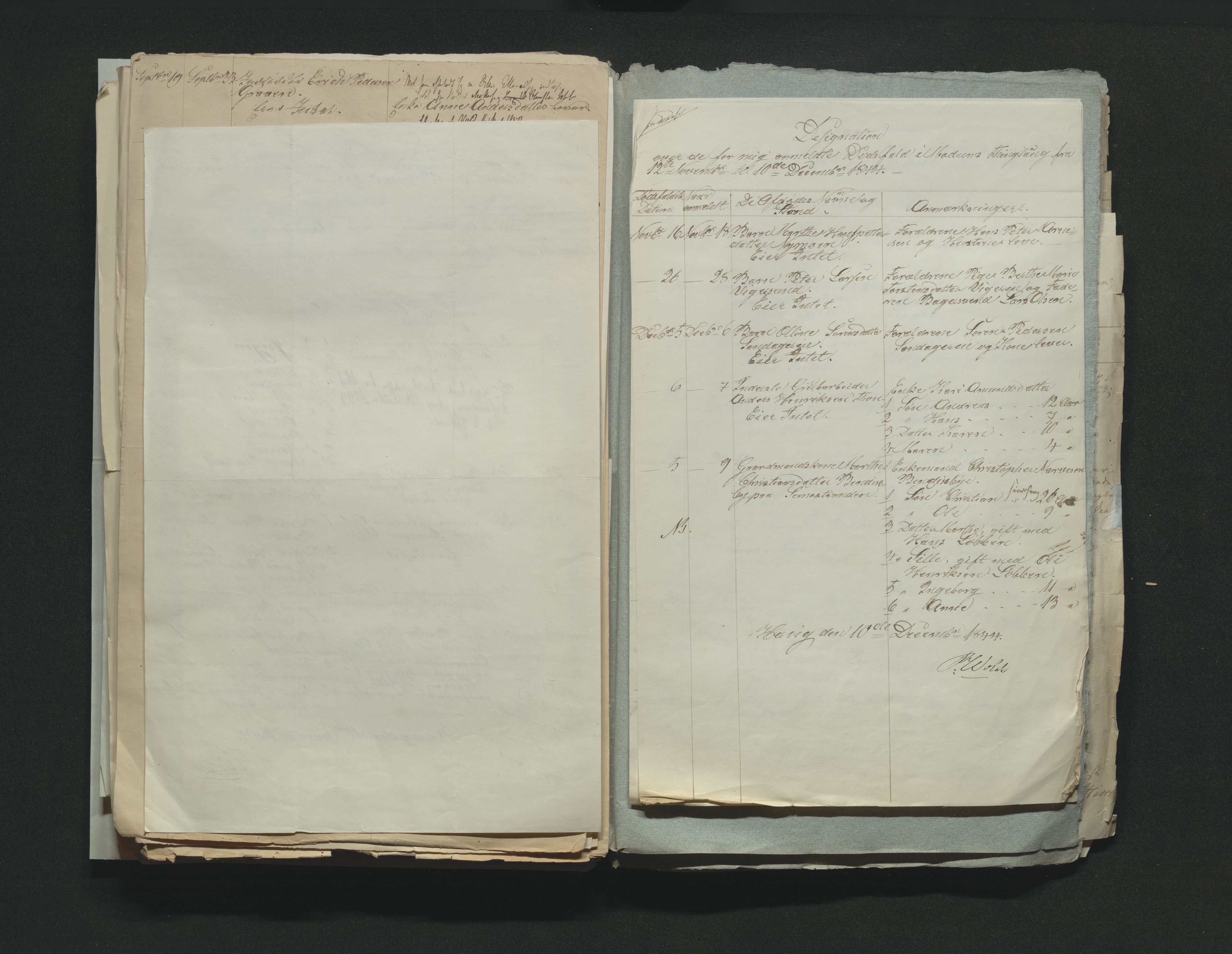 Eiker, Modum og Sigdal sorenskriveri, AV/SAKO-A-123/H/Ha/Hab/L0006: Dødsfallsmeldinger, 1841-1845