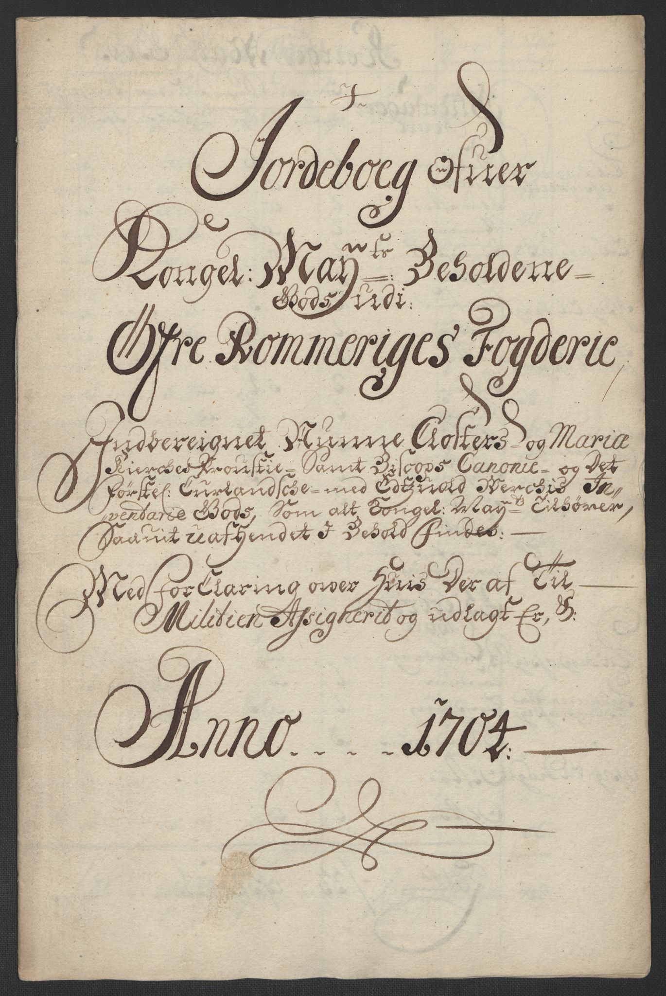 Rentekammeret inntil 1814, Reviderte regnskaper, Fogderegnskap, RA/EA-4092/R12/L0717: Fogderegnskap Øvre Romerike, 1704-1705, p. 19