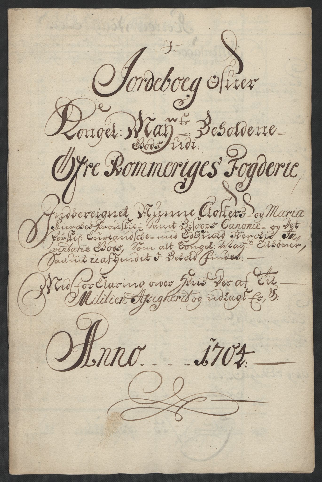 Rentekammeret inntil 1814, Reviderte regnskaper, Fogderegnskap, AV/RA-EA-4092/R12/L0717: Fogderegnskap Øvre Romerike, 1704-1705, p. 19