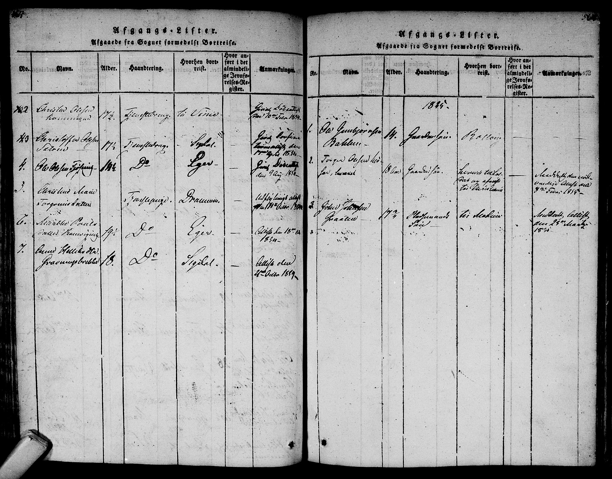 Flesberg kirkebøker, AV/SAKO-A-18/F/Fa/L0005: Parish register (official) no. I 5, 1816-1834, p. 567-568