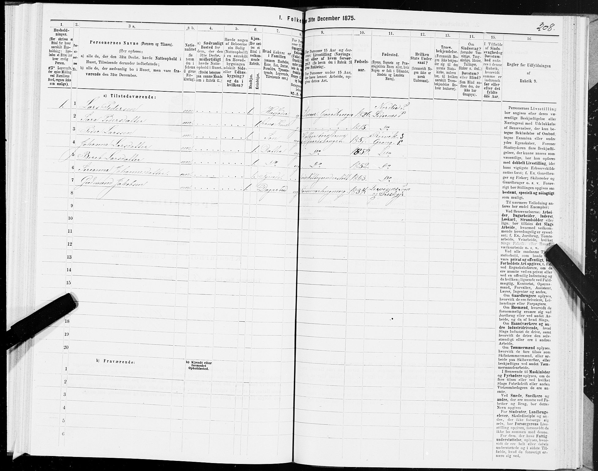 SAT, 1875 census for 1742P Grong, 1875, p. 4208