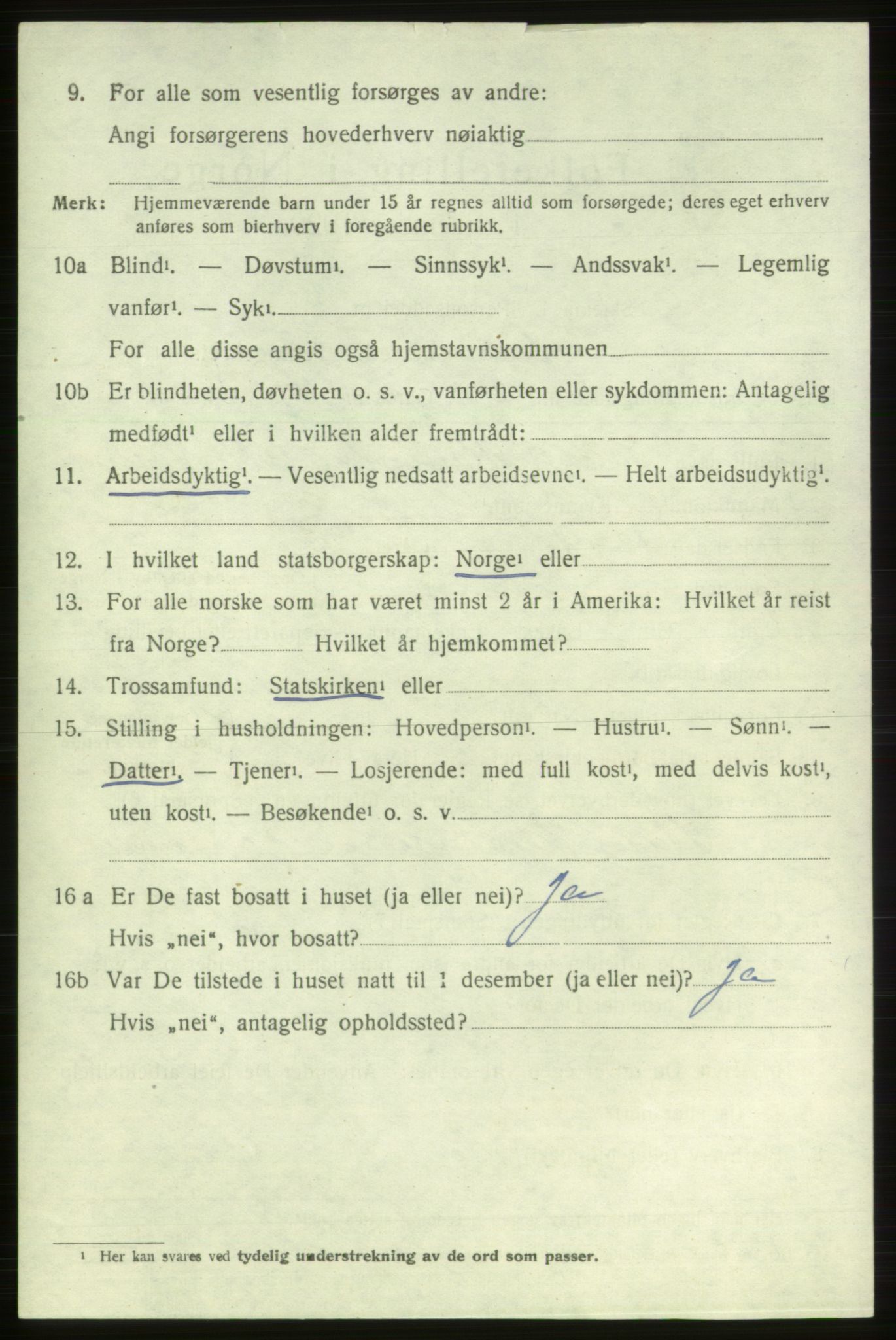 SAB, 1920 census for Etne, 1920, p. 2008