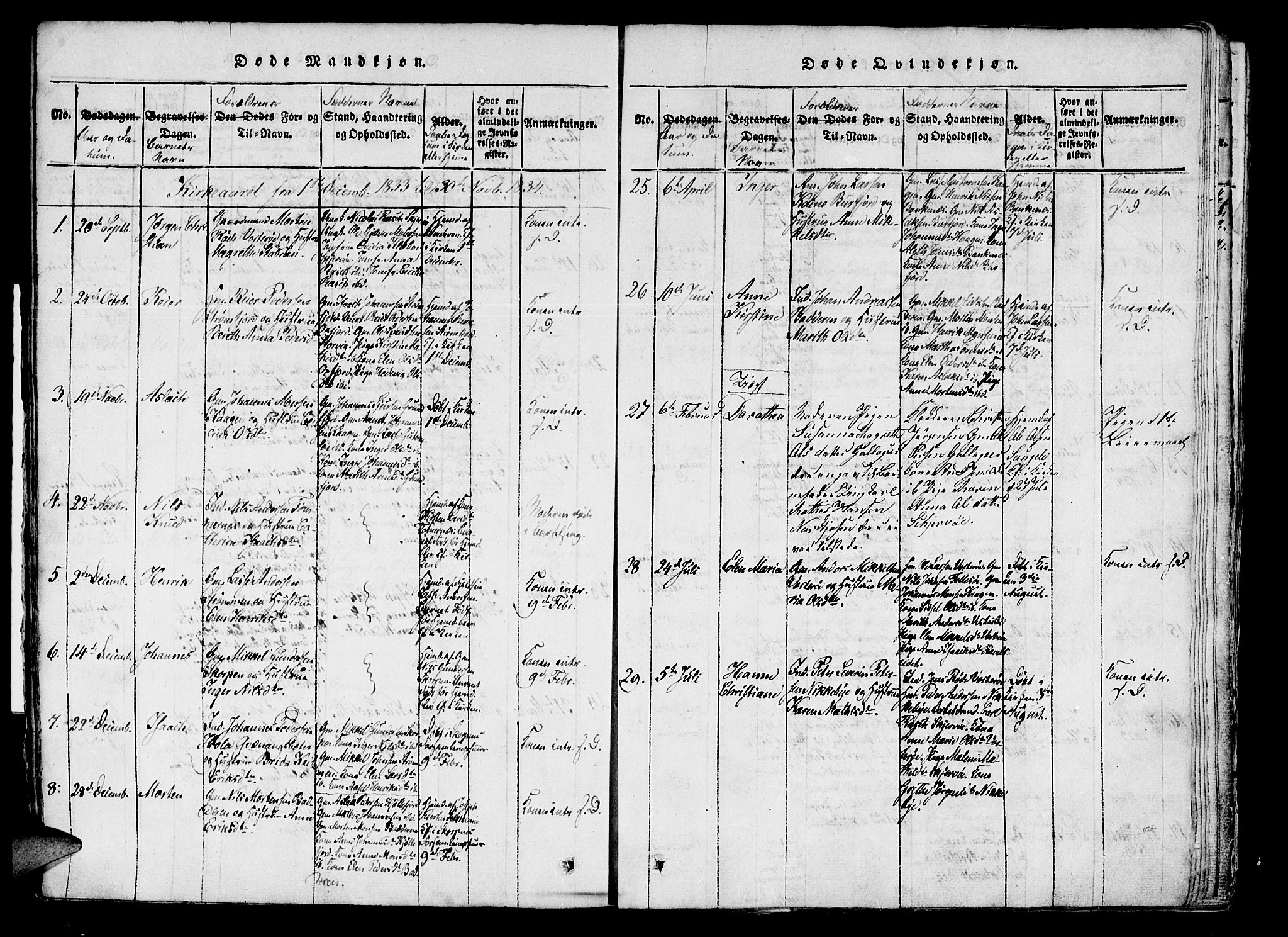 Skjervøy sokneprestkontor, AV/SATØ-S-1300/H/Ha/Haa/L0004kirke: Parish register (official) no. 4, 1820-1838