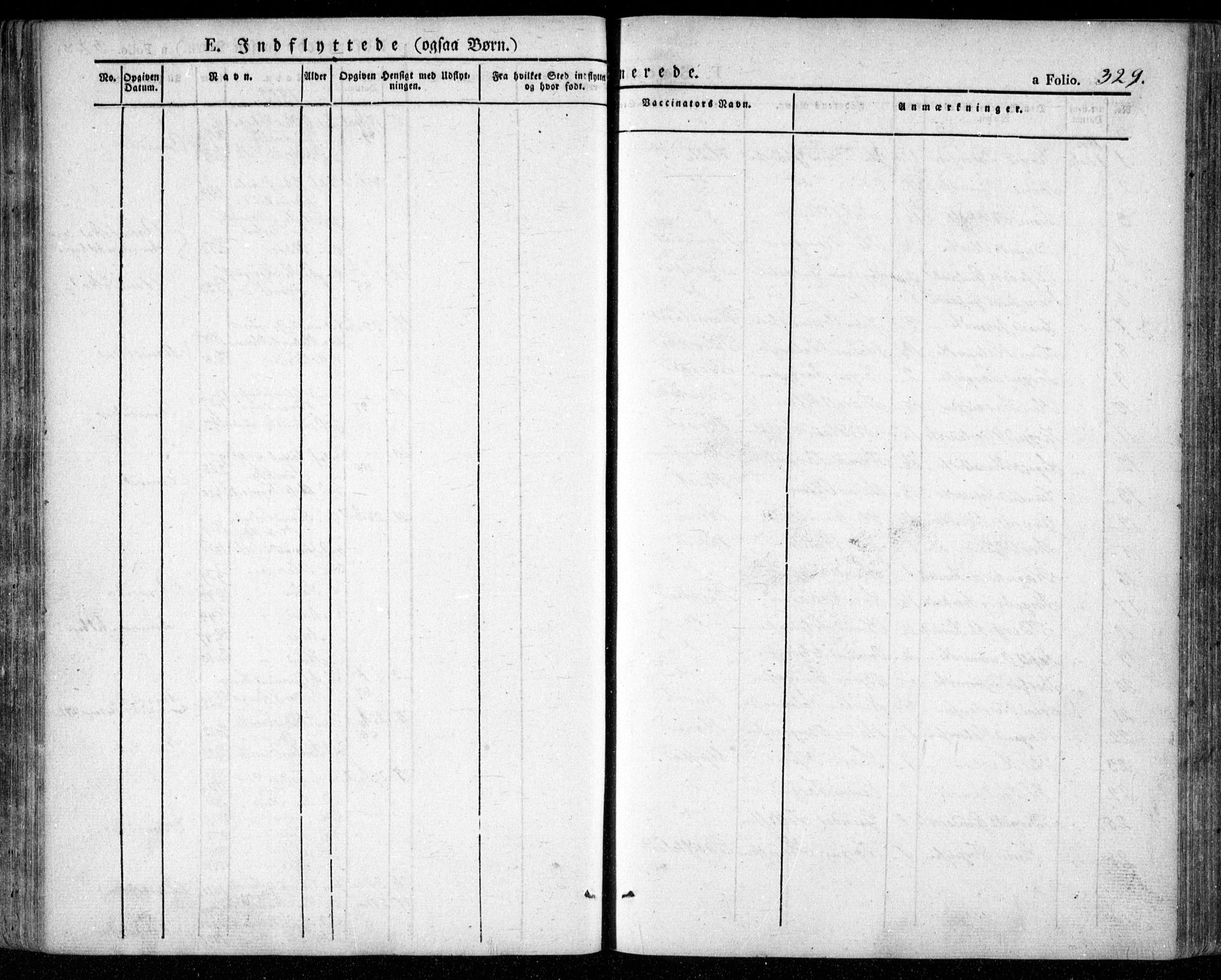 Valle sokneprestkontor, AV/SAK-1111-0044/F/Fa/Fac/L0006: Parish register (official) no. A 6, 1831-1853, p. 329