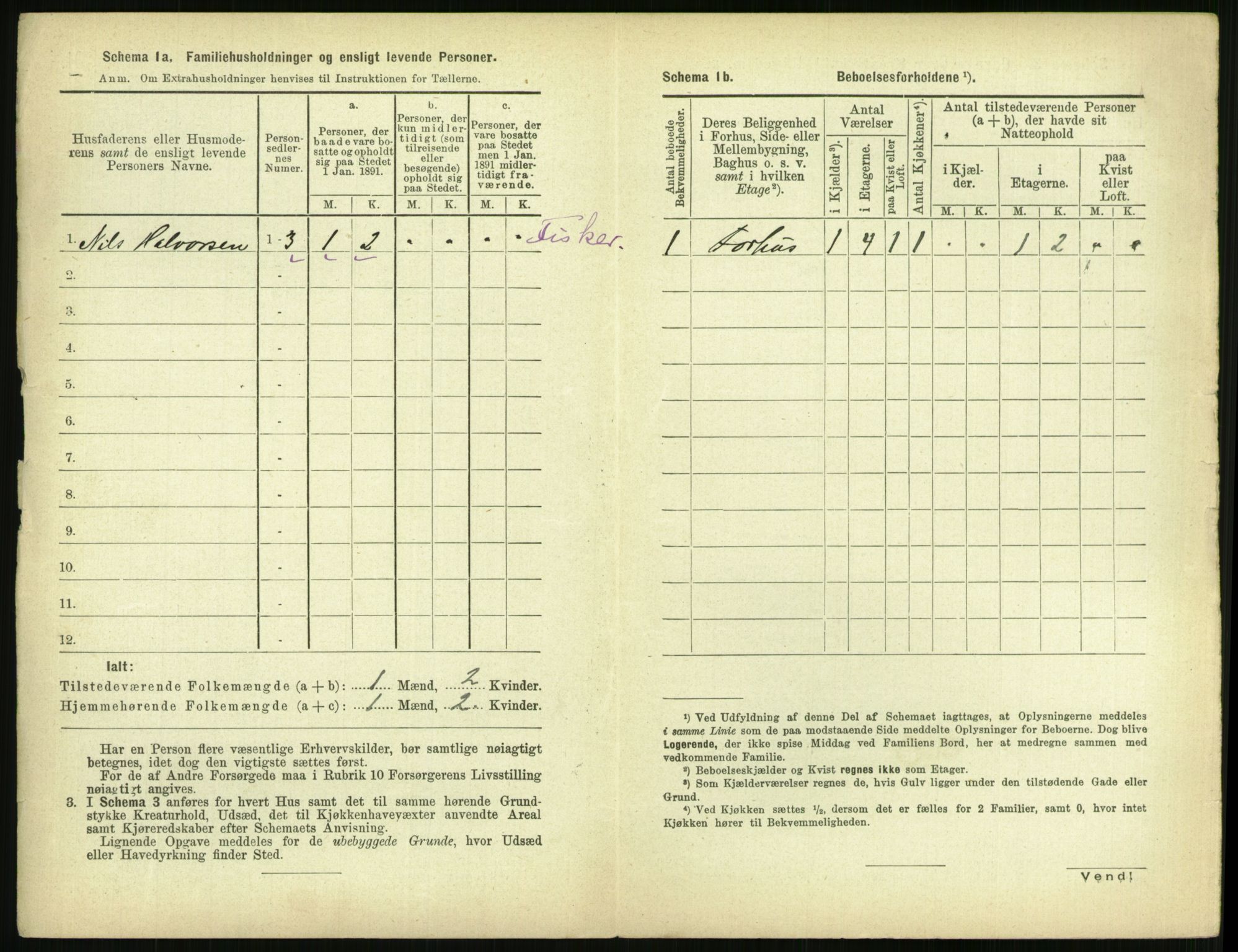 RA, 1891 census for 0802 Langesund, 1891, p. 191