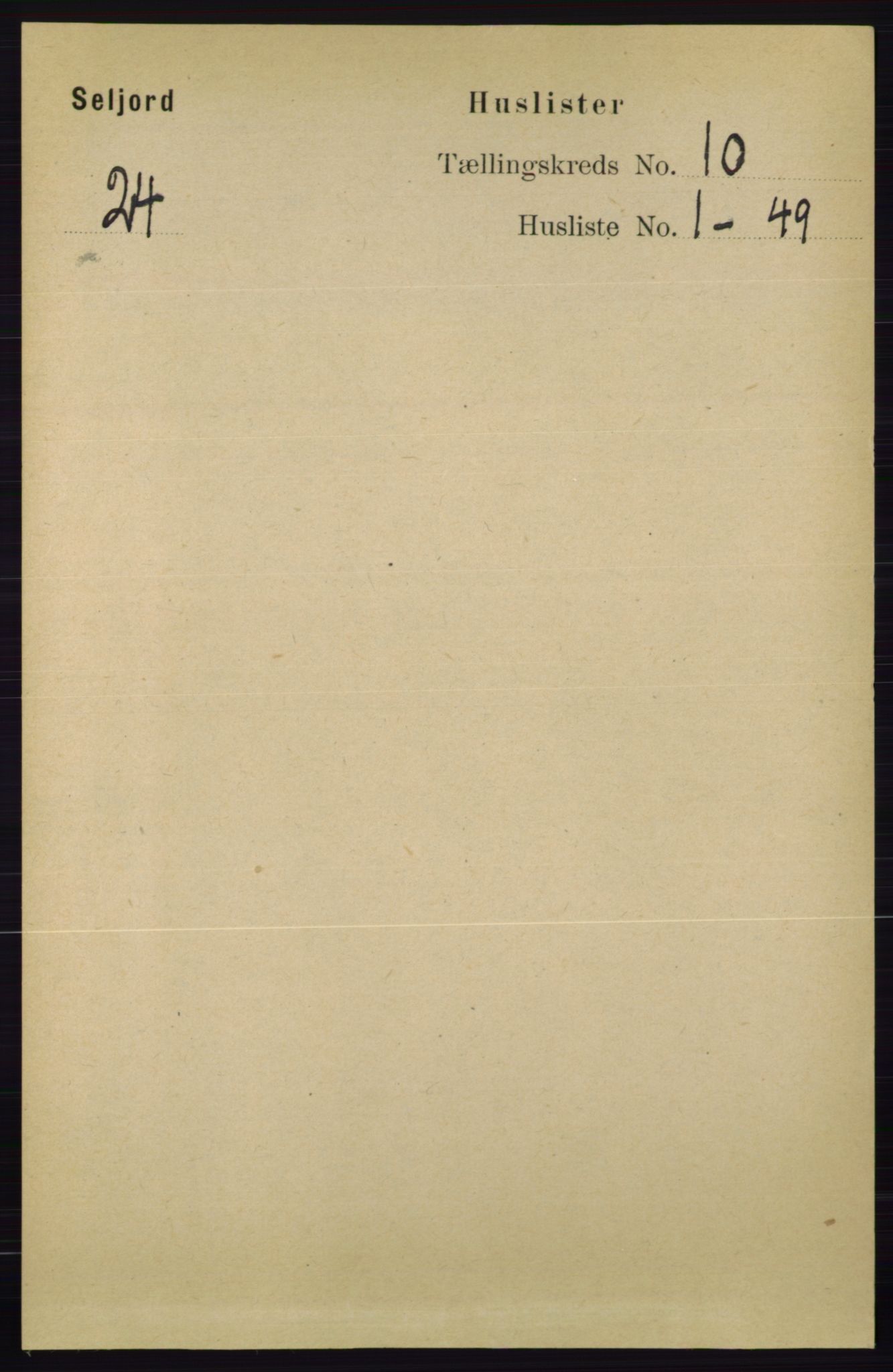 RA, 1891 census for 0828 Seljord, 1891, p. 3403