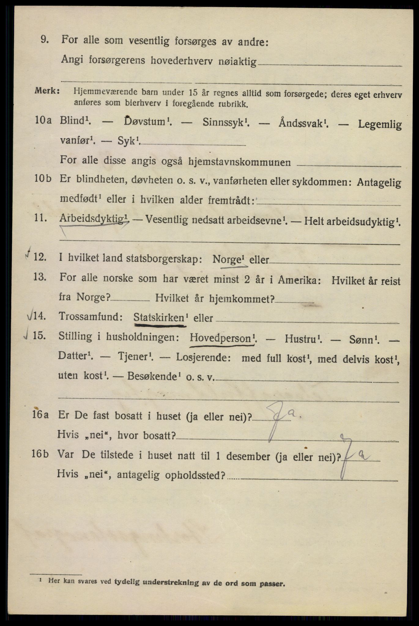 SAO, 1920 census for Kristiania, 1920, p. 271778