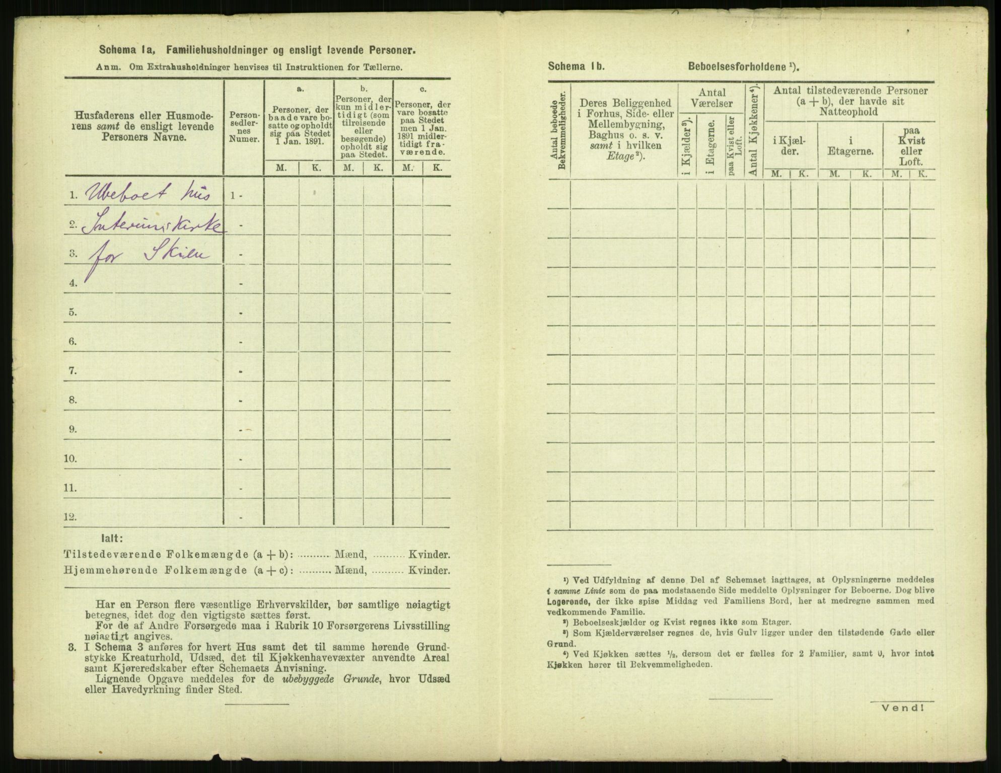 RA, 1891 census for 0806 Skien, 1891, p. 147